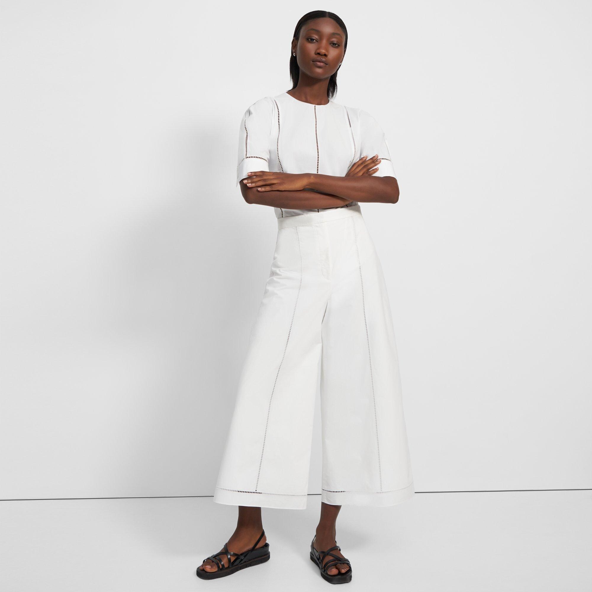 Culotte in Eyelet Cotton