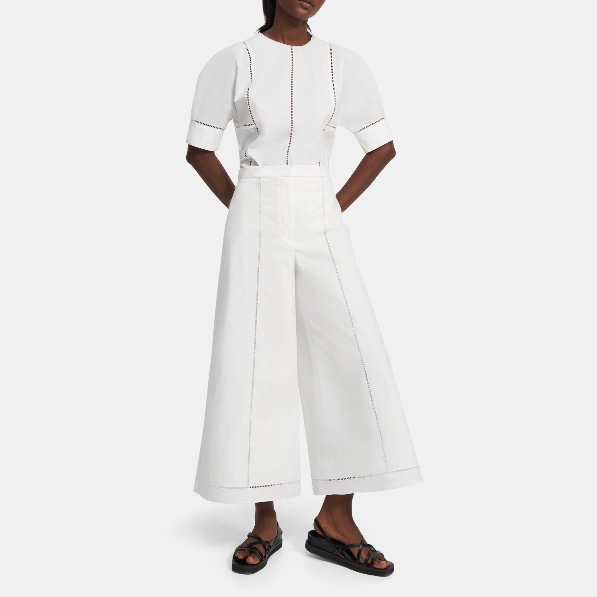 Culotte in Eyelet Cotton