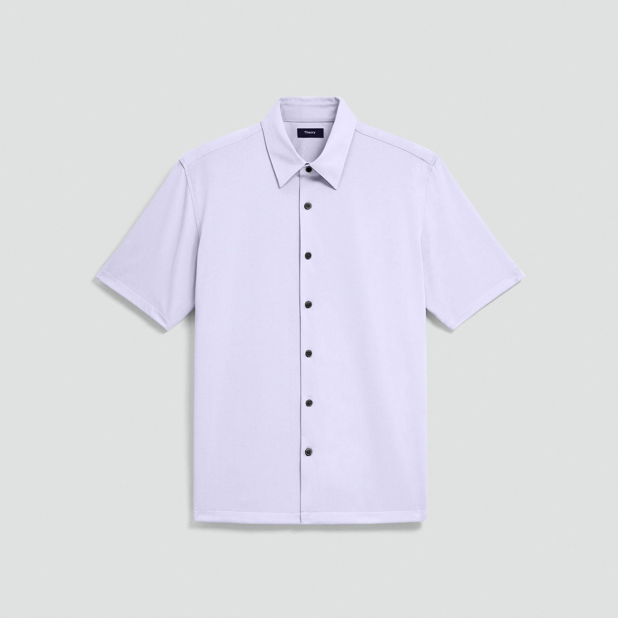 Irving Short-Sleeve Shirt in Structure Knit