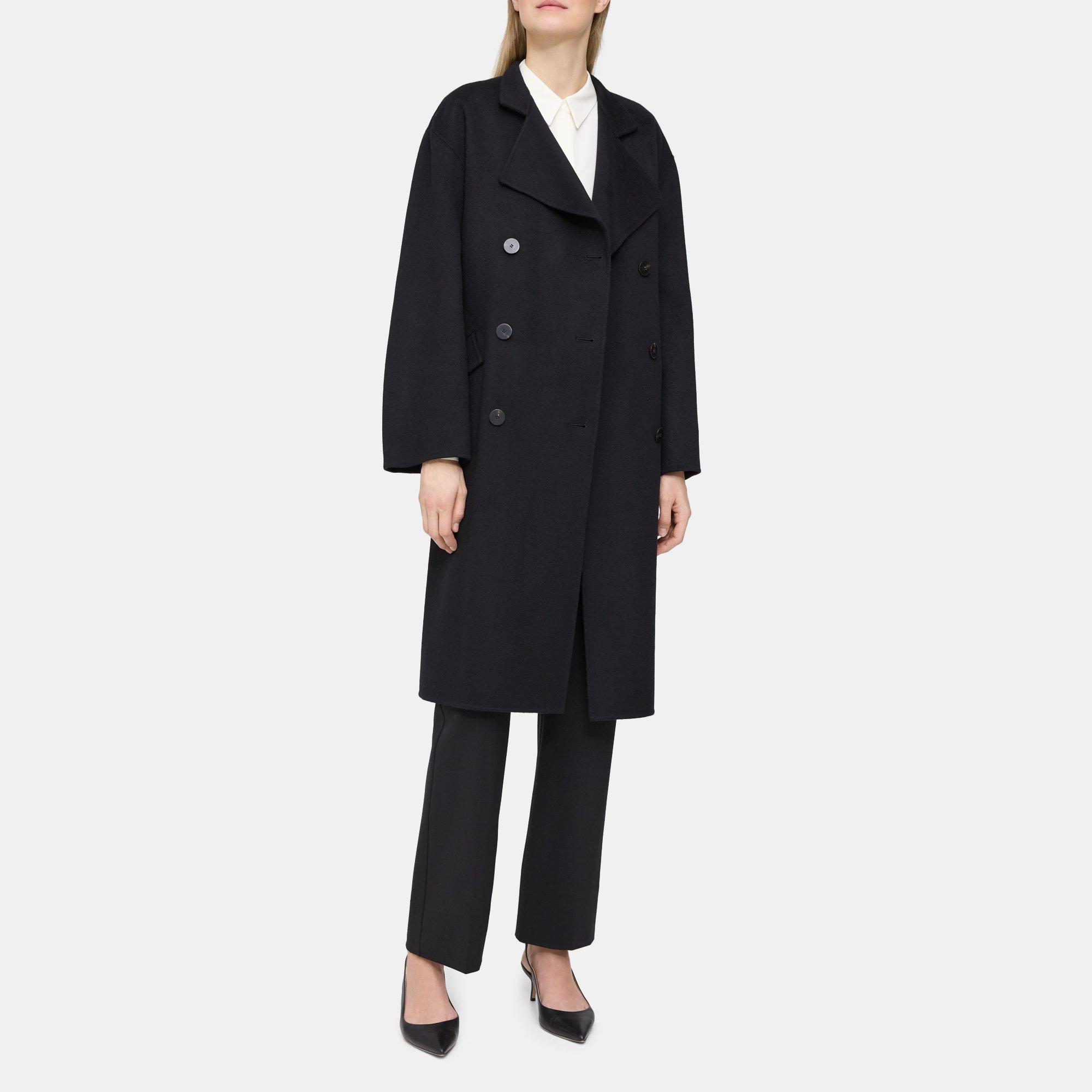 wool cashmere long coat