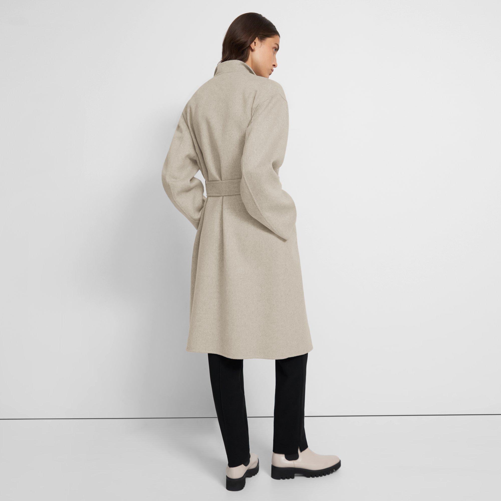 Trench Coat in Double-Face Wool-Cashmere