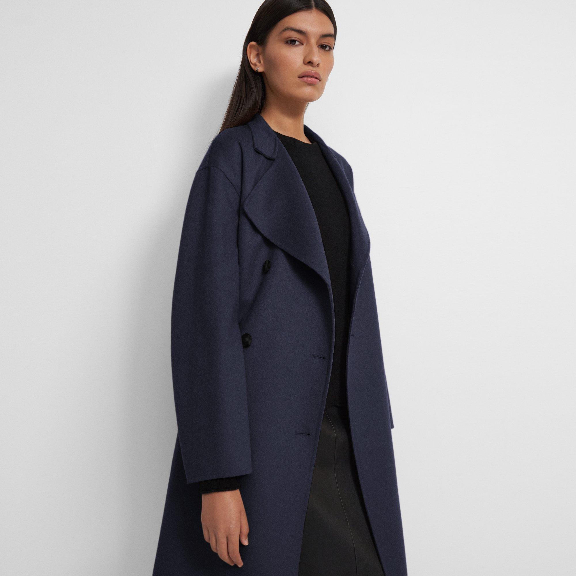 Trench Coat in Double-Face Wool-Cashmere