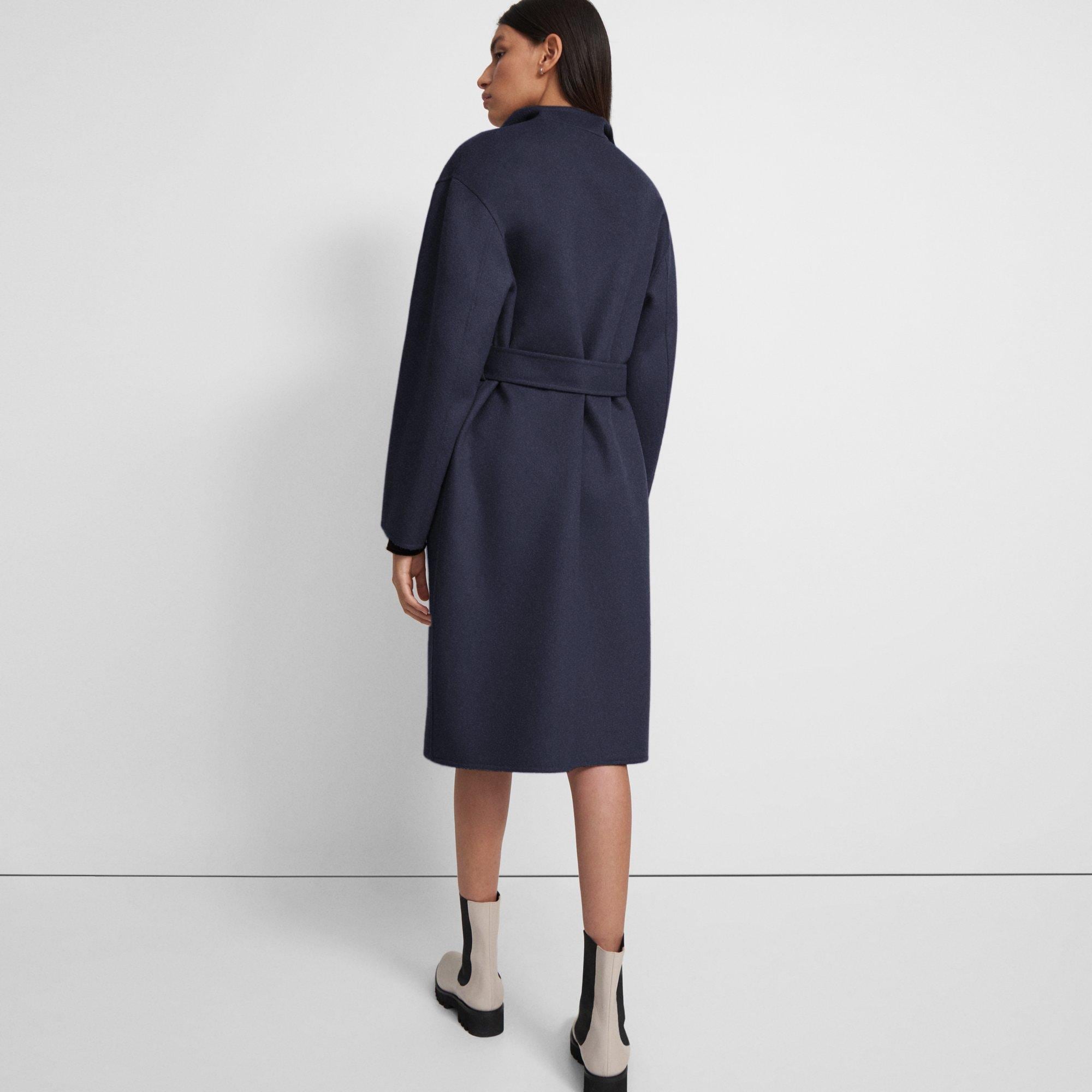 Trench Coat in Double-Face Wool-Cashmere