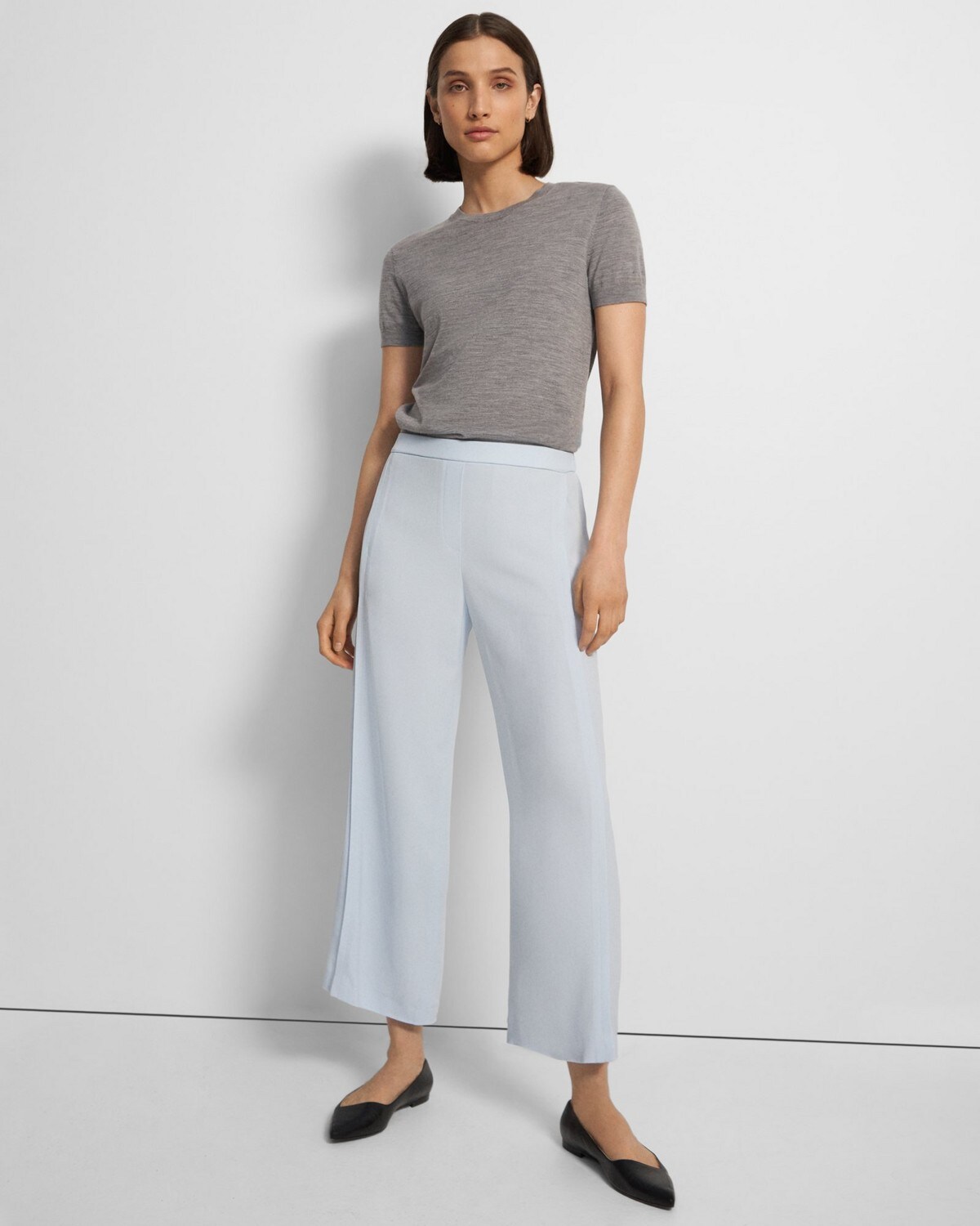 Seamed Pant in Crepe