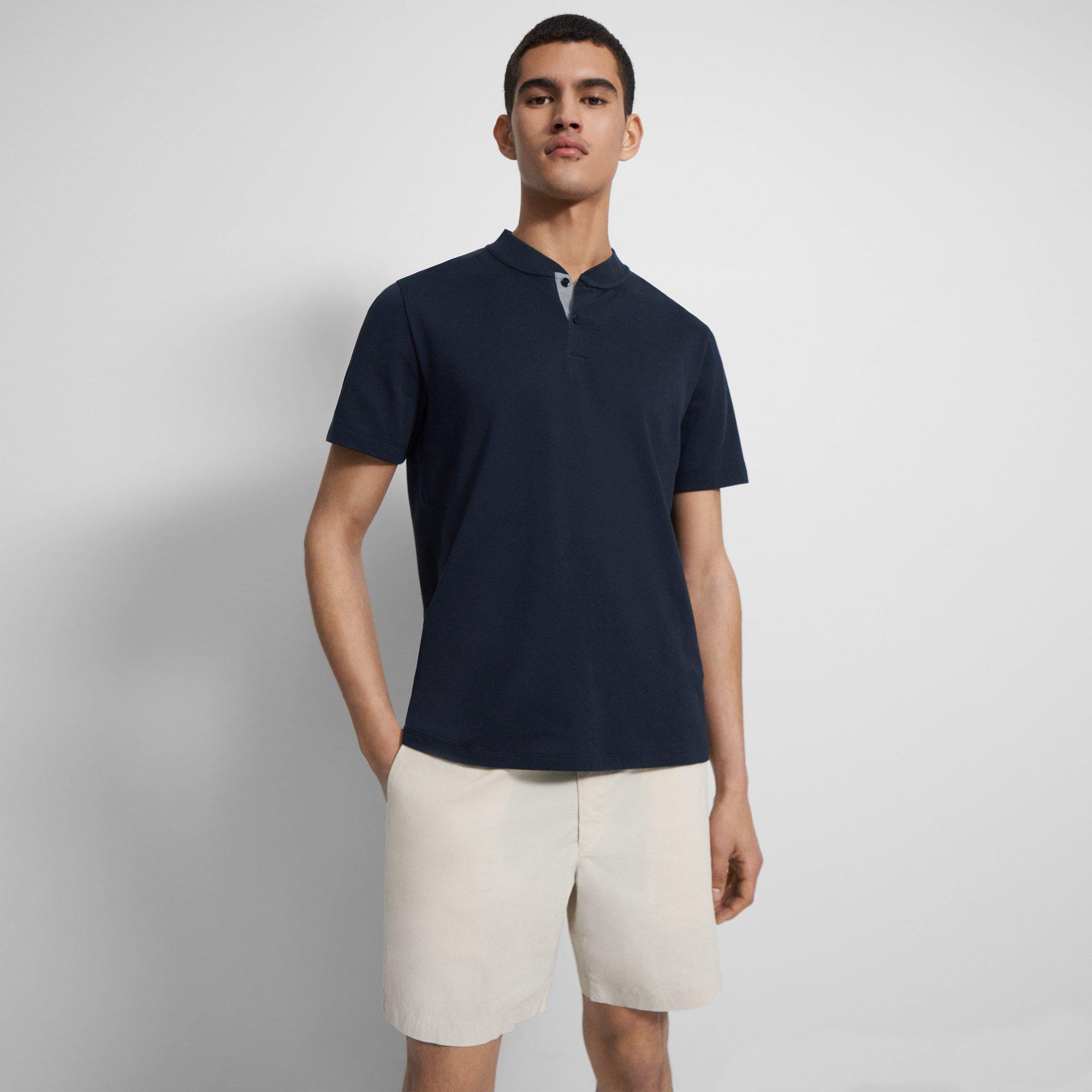 Cotton Piqué Polo Shirt | Theory Outlet