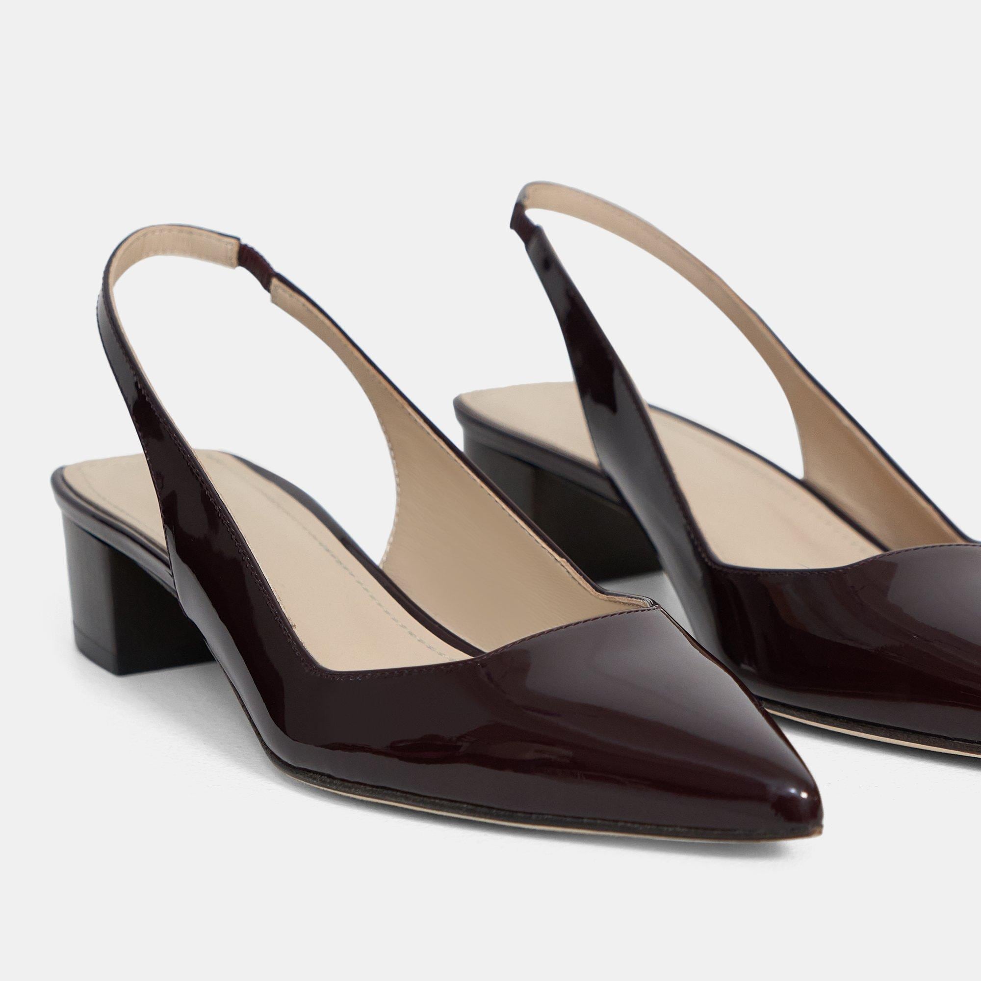 block slingback