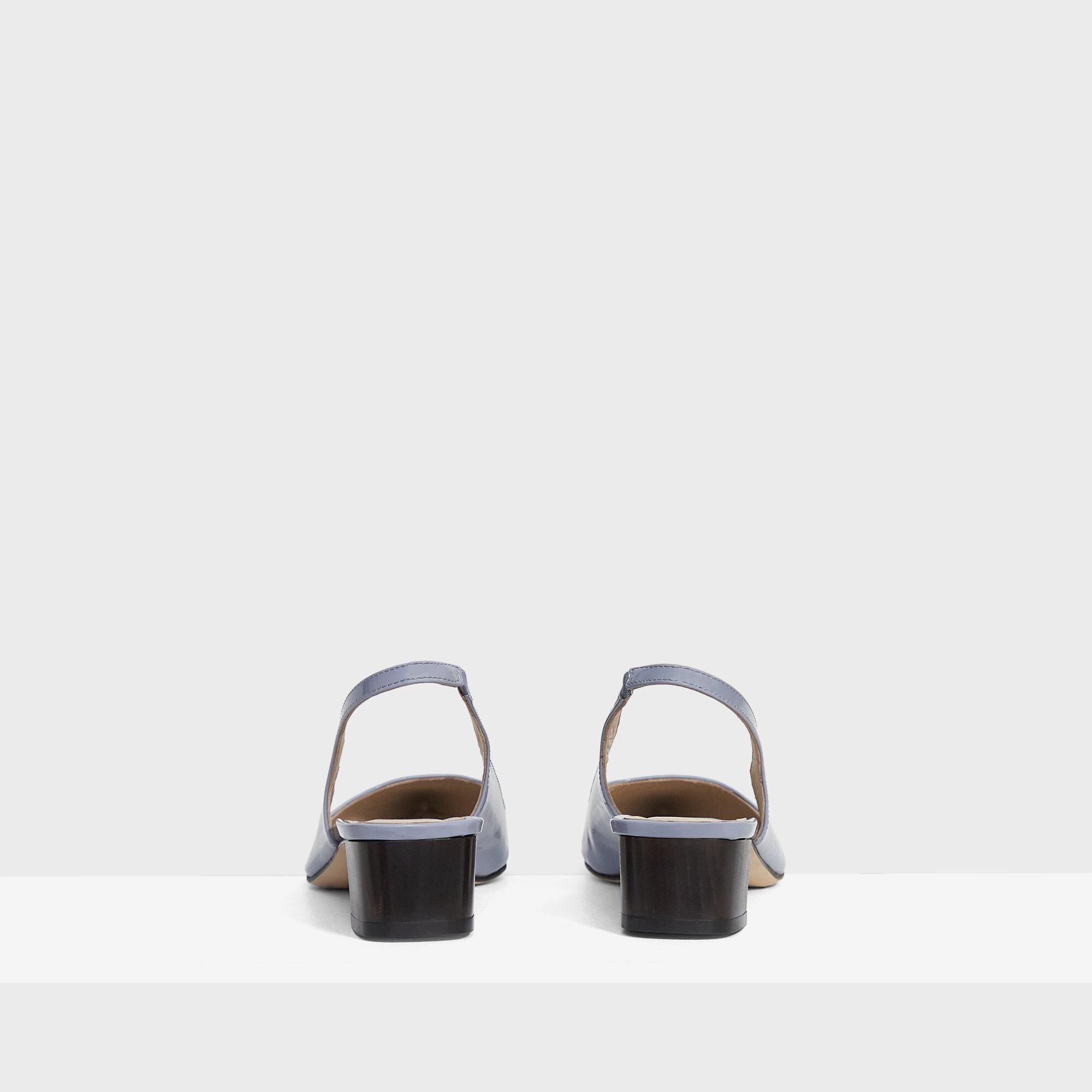 block slingback