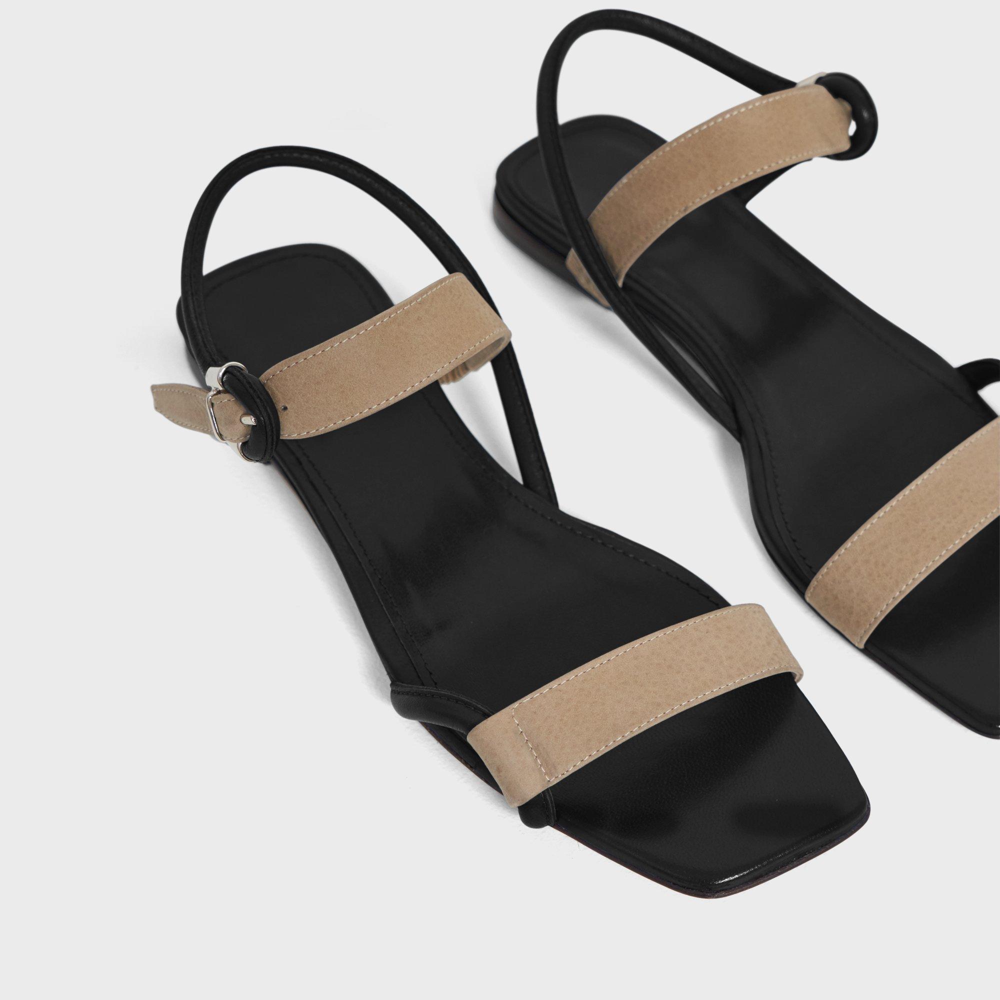 Tubular Flat in Nubuck