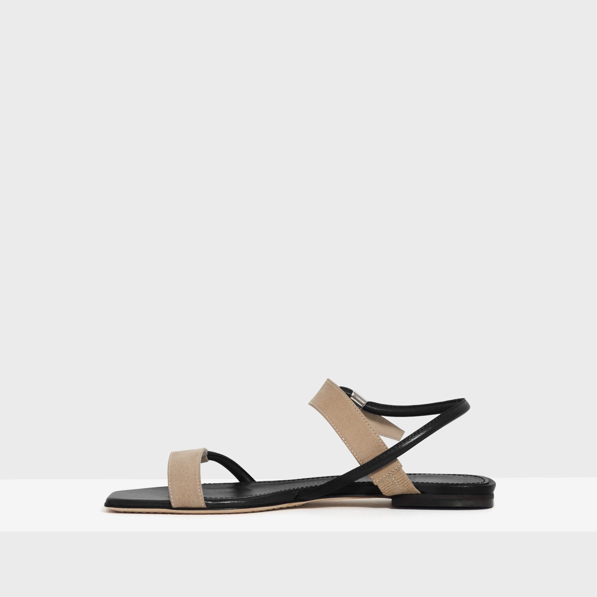 Tubular Flat in Nubuck