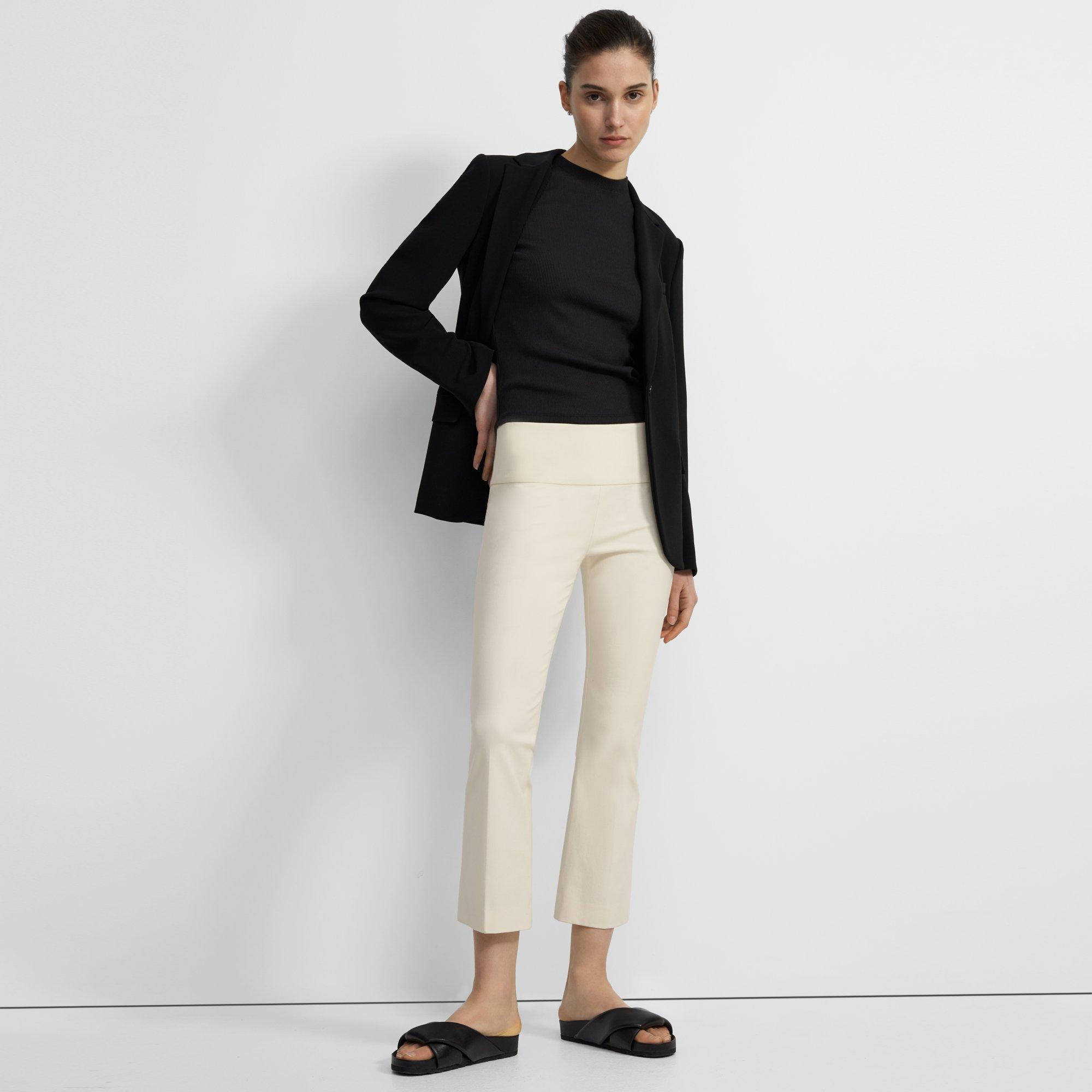 Yoke Pant Eco Stretch Cotton | Theory