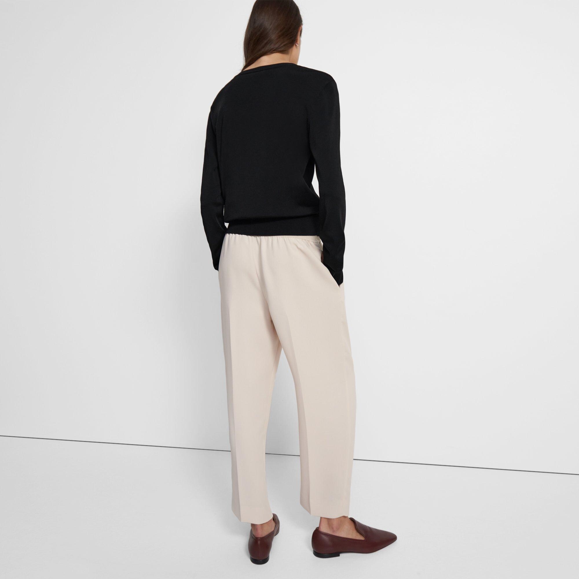 Shrunken Cardigan in Silk