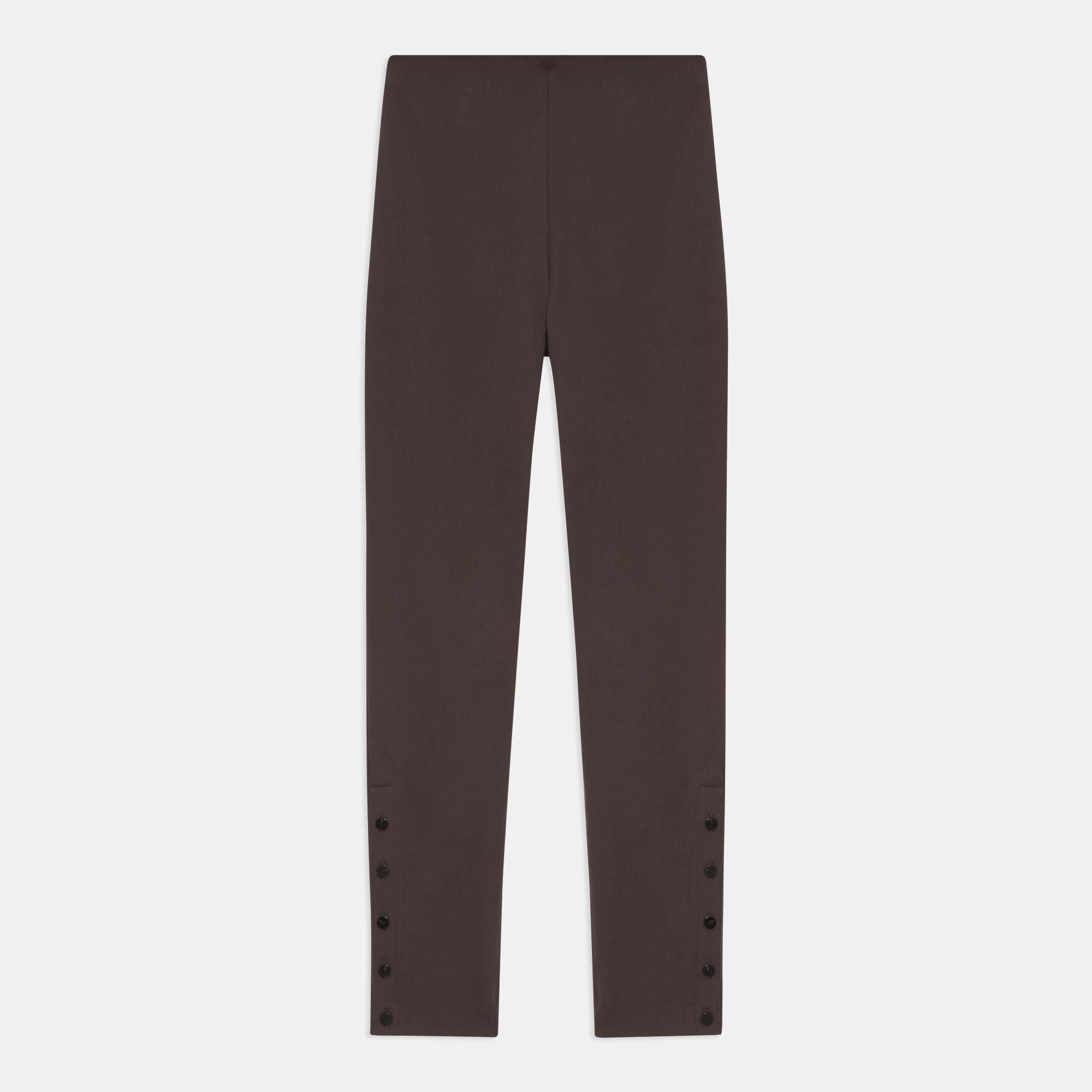 Button Legging in Eco Stretch Cotton