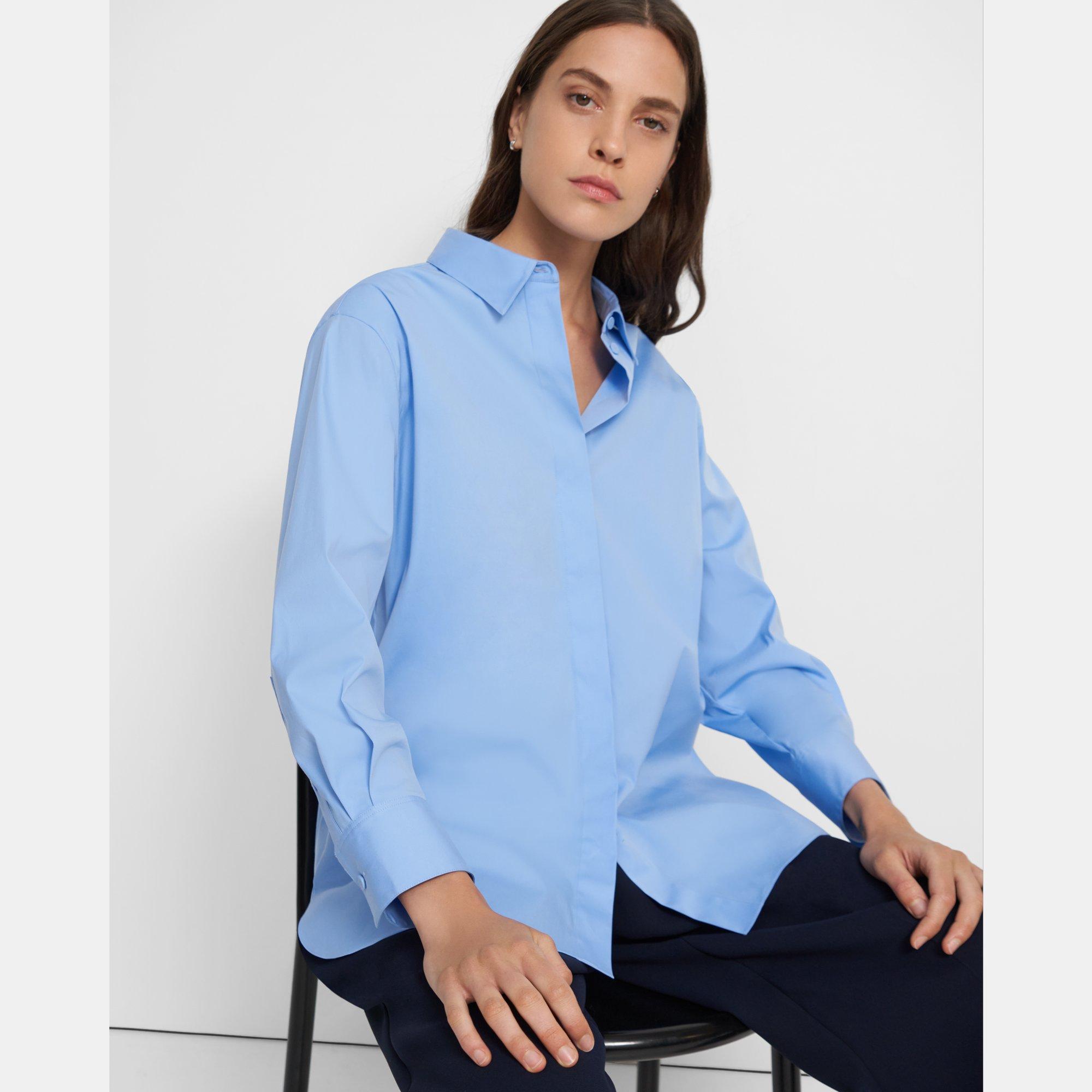 Good Cotton Button-Up Shirt | Theory