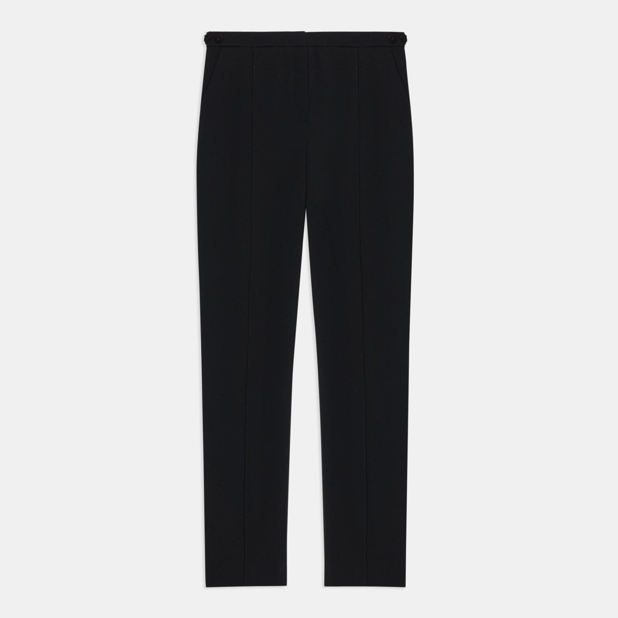 Waist-Tab Pant in Crepe