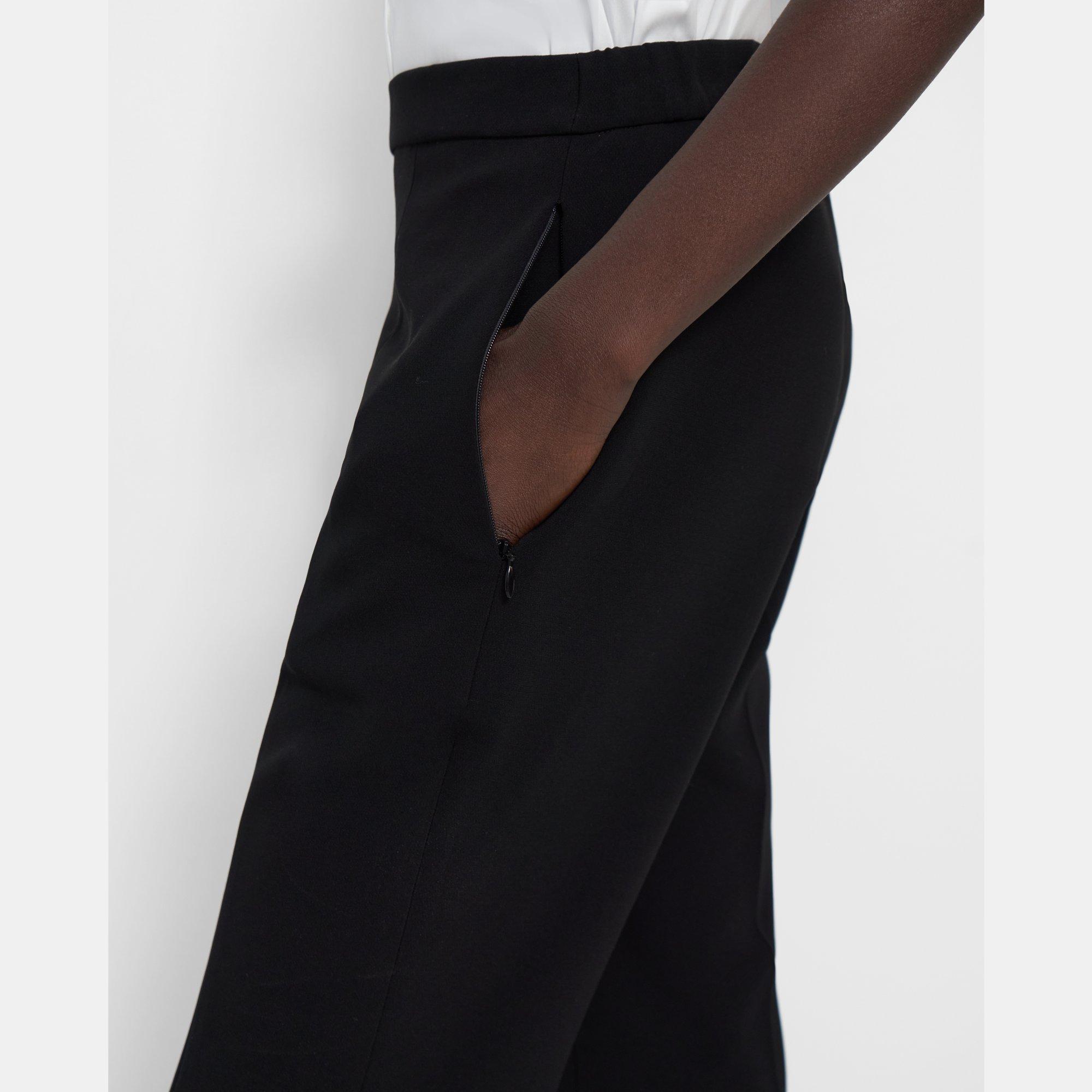 Slit Demitria Pant in Admiral Crepe