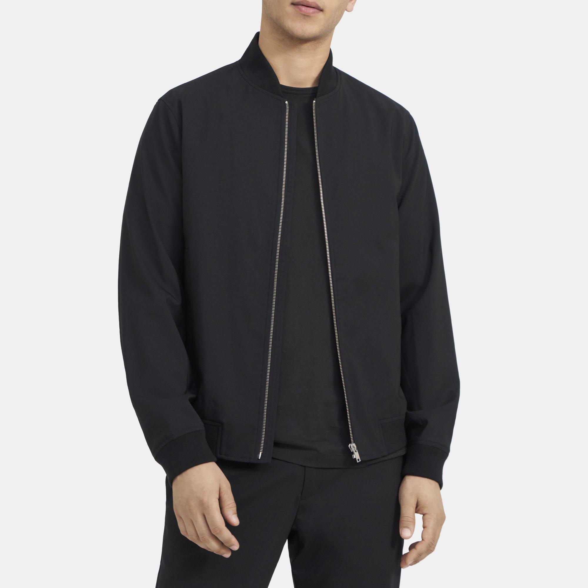 Bomber Jacket in Stretch Wool