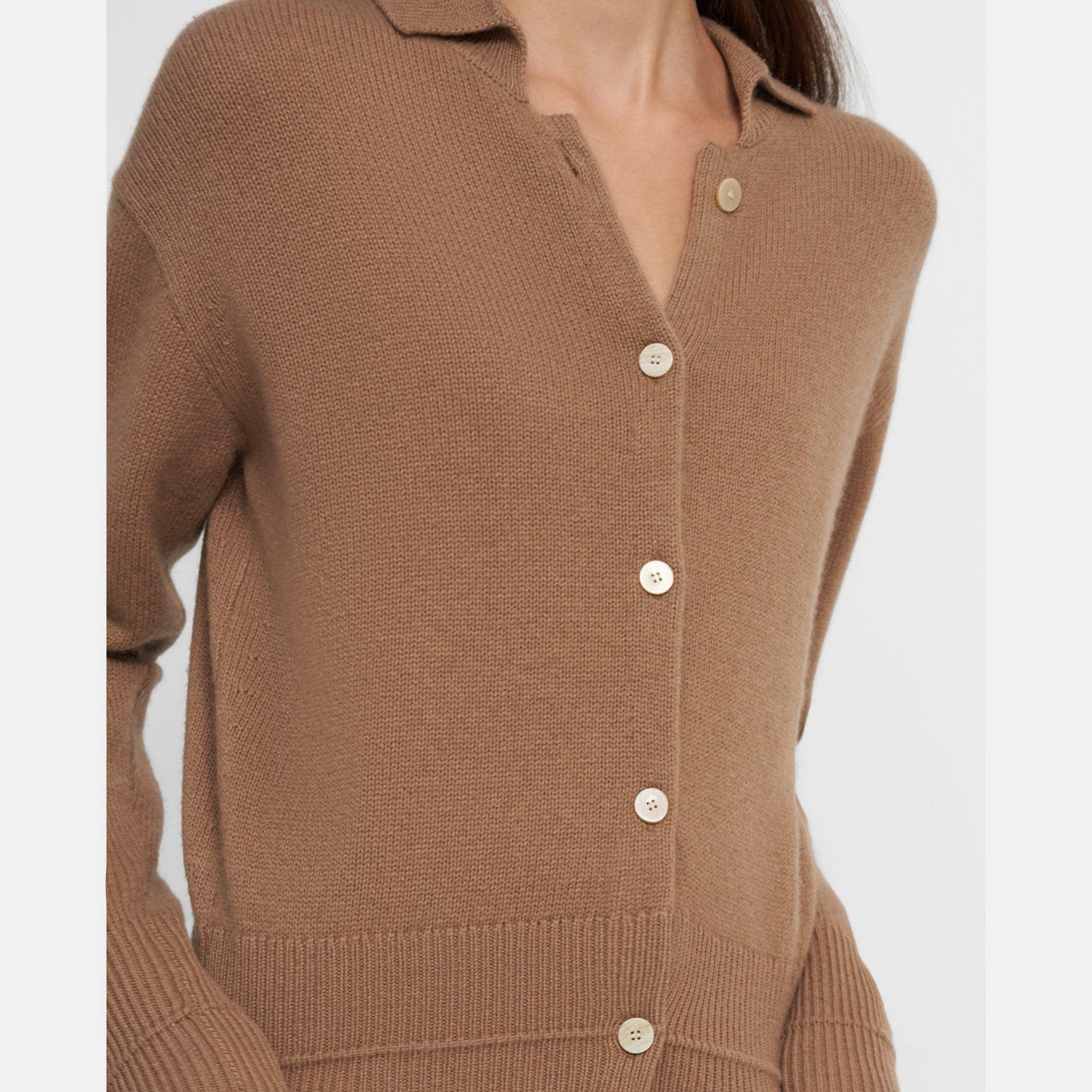 Cashmere Collared Cardigan Theory