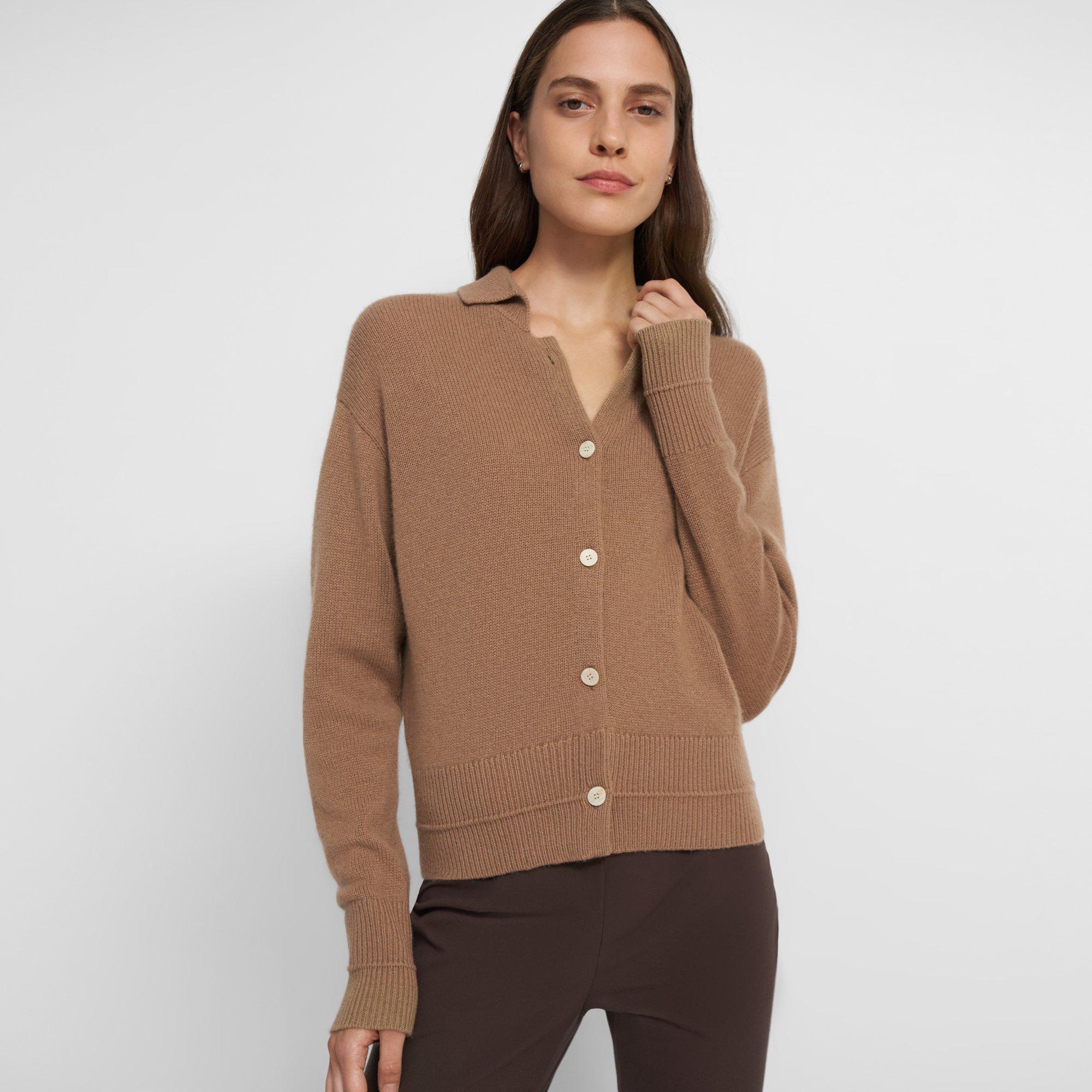 theory belted cashmere cardigan