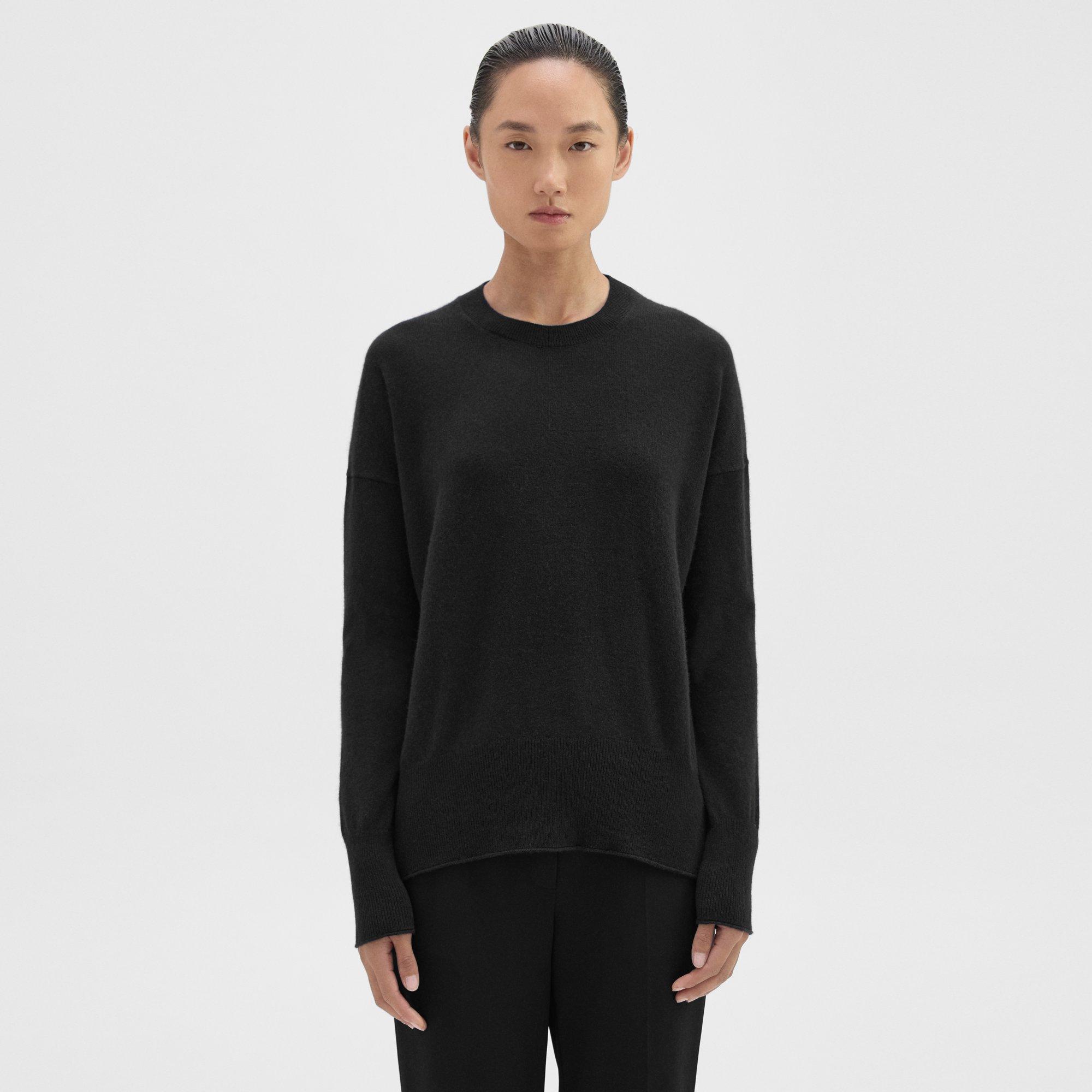 Black Cashmere Karenia Sweater | Theory
