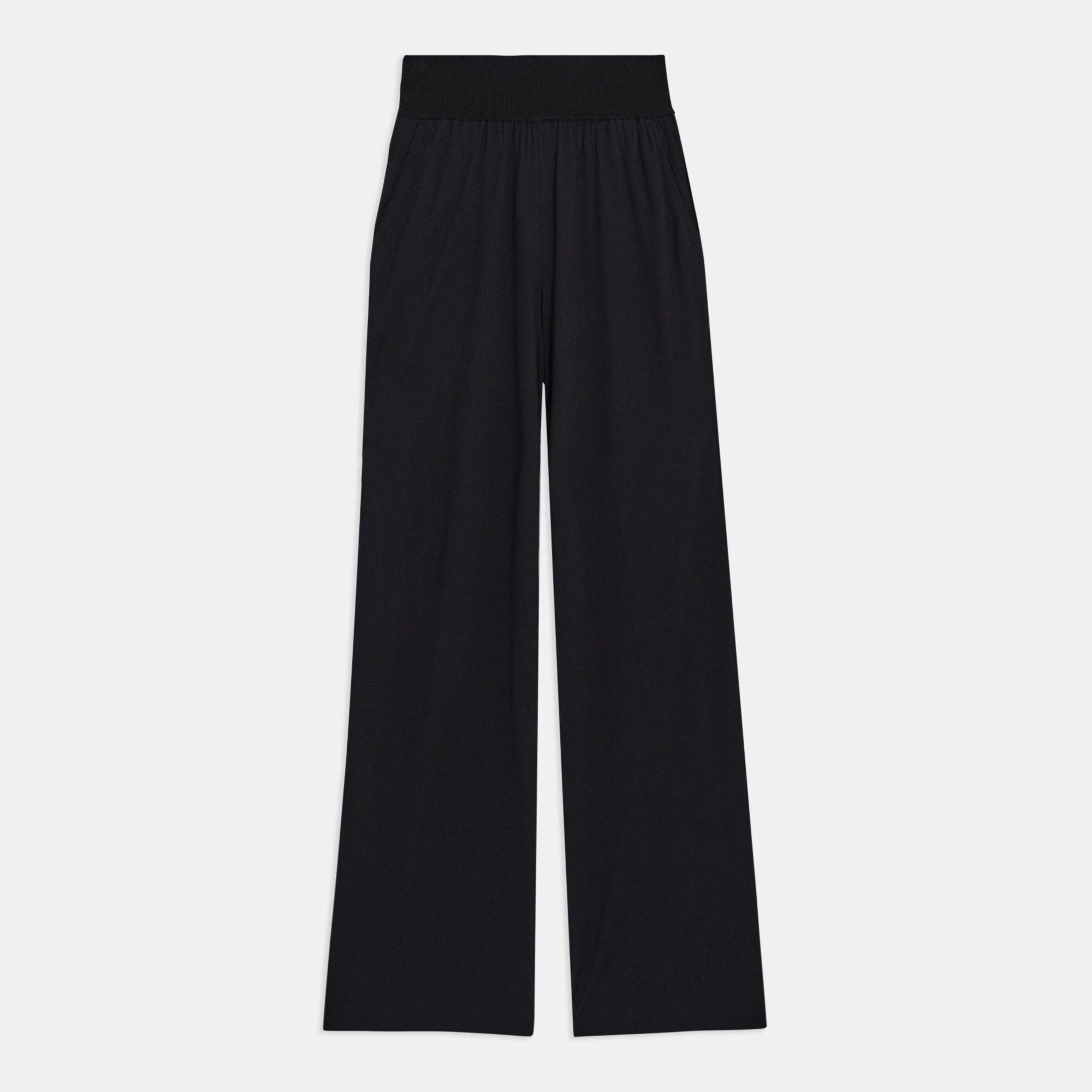 Modal-Silk Ribbed Waistband | Theory