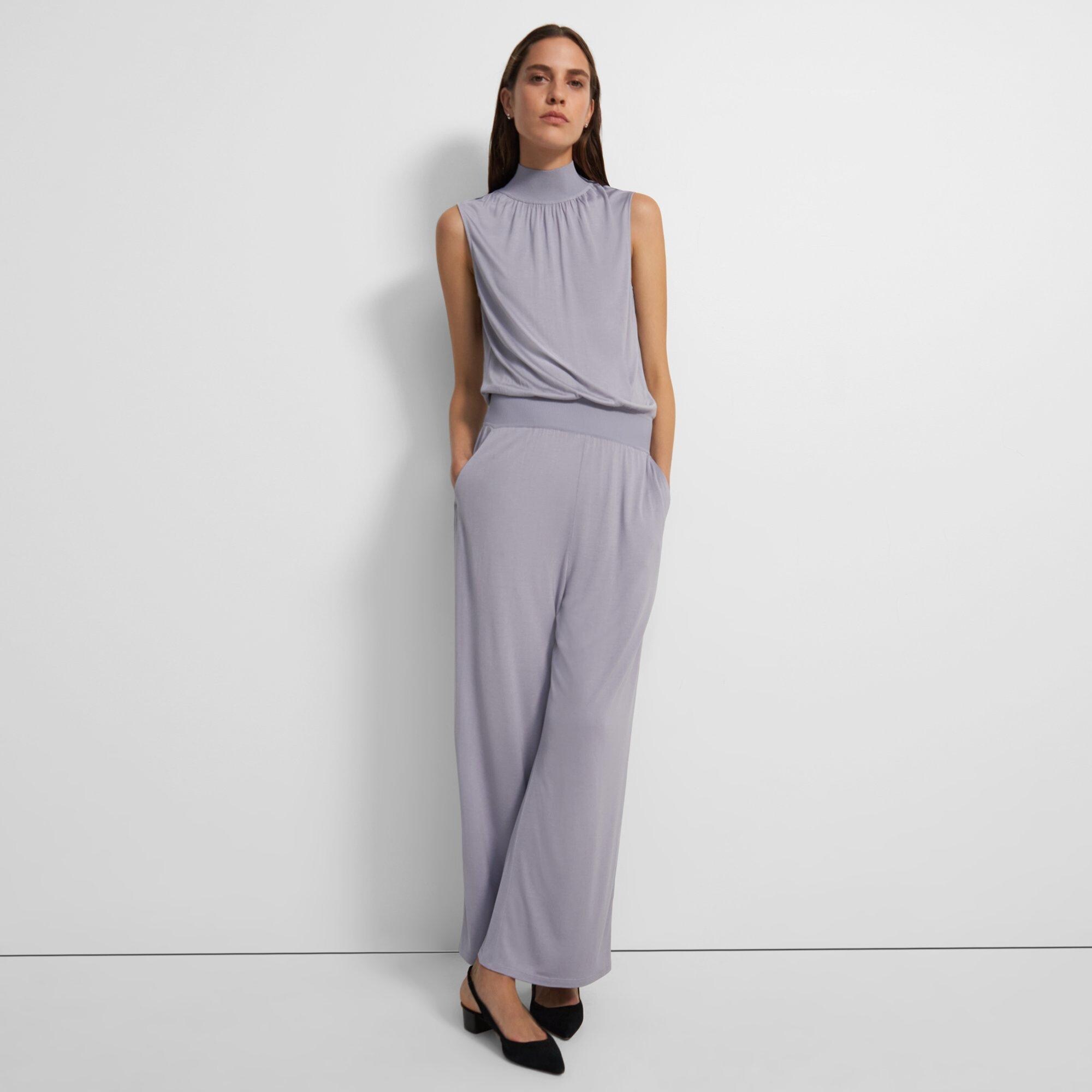 Theory discount silk jumpsuit