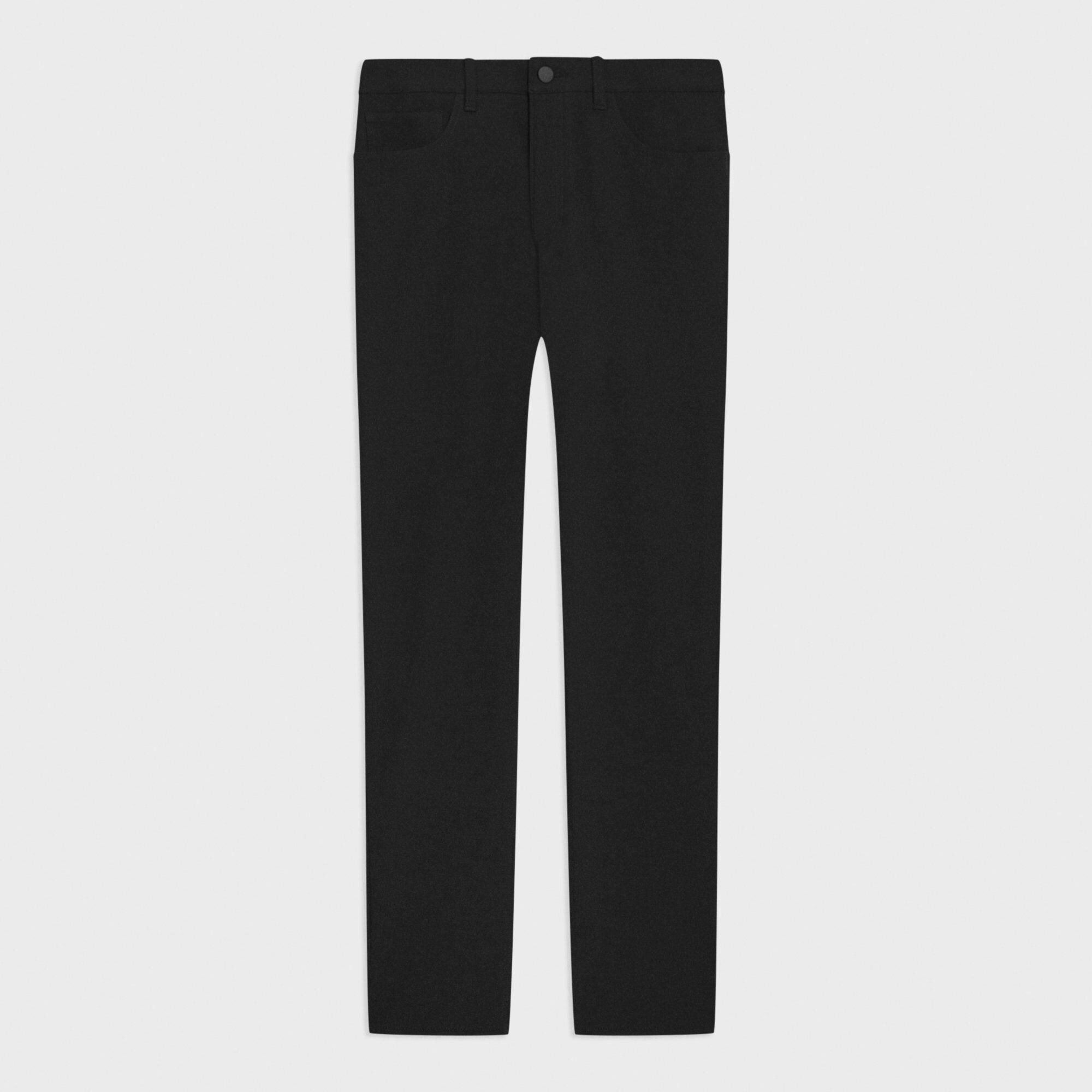 Black Neoteric Twill Raffi 5-Pocket Pant | Theory