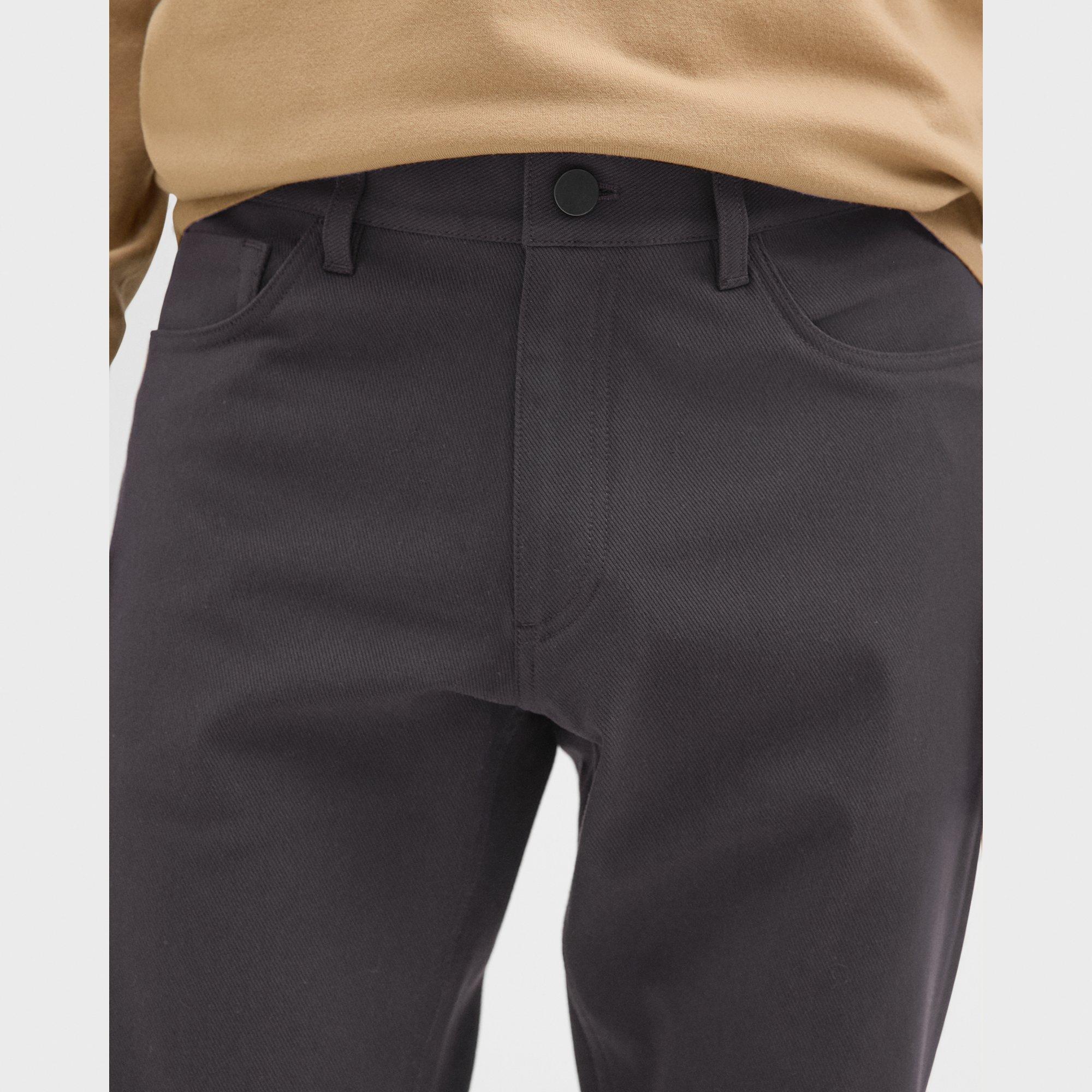 Grey Neoteric Twill Raffi 5-Pocket Pant | Theory