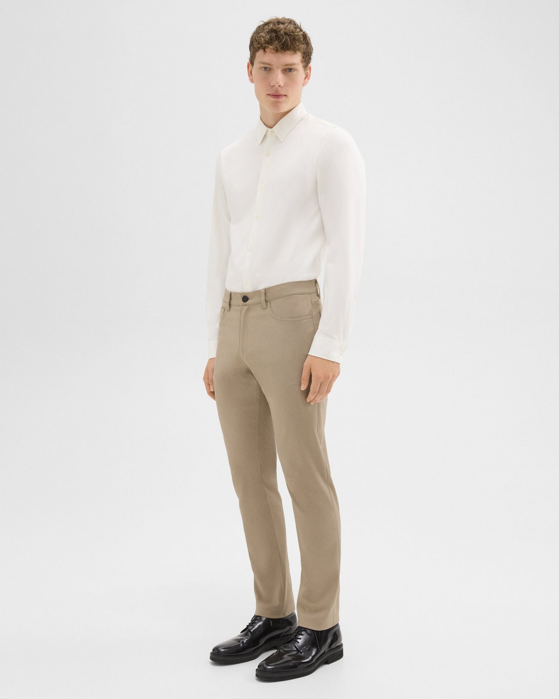 Essentials Skinny-fit 5-Pocket Stretch Twill Pant Homme