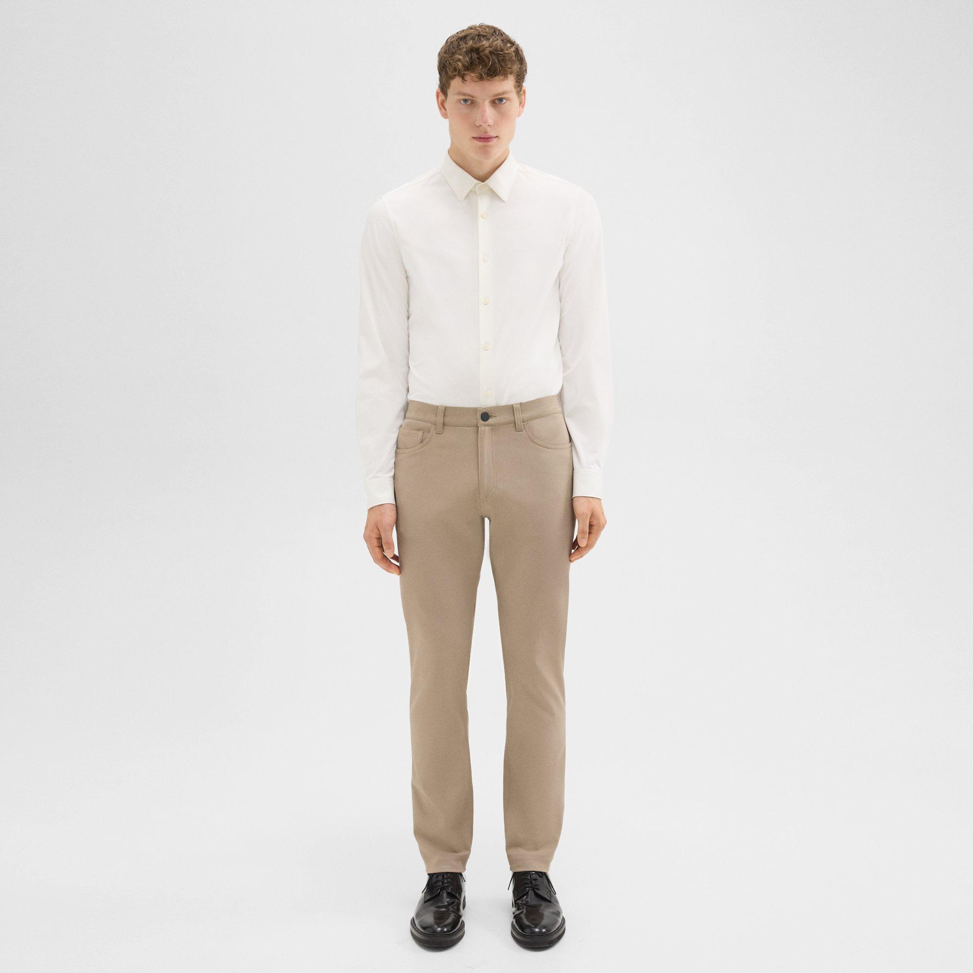 Brown Neoteric Twill Raffi 5-Pocket Pant | Theory