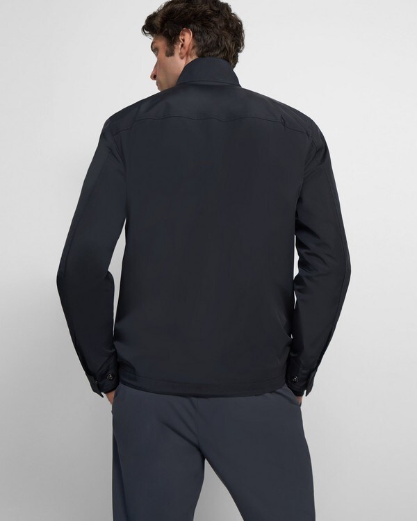 띠어리 Theory Stand-Collar Jacket in Water-Resistant Polyester,INK