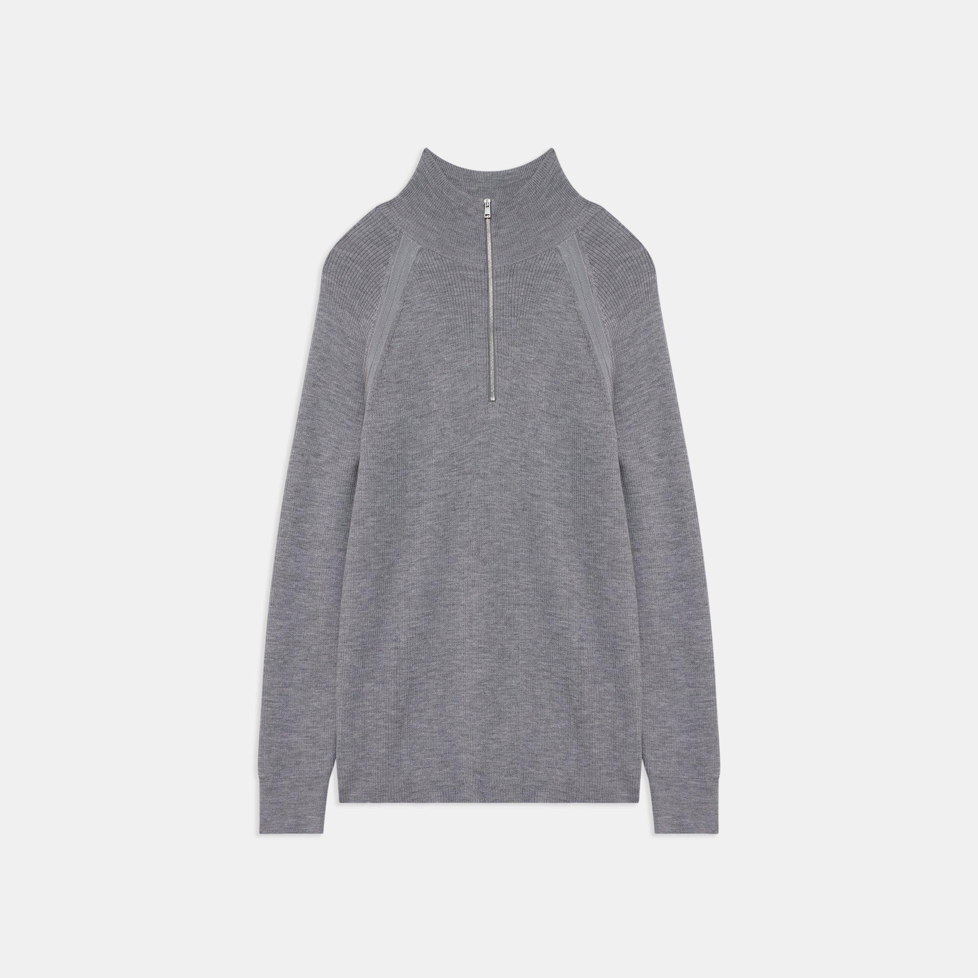 Quarter-Zip Sweater in Merino Wool