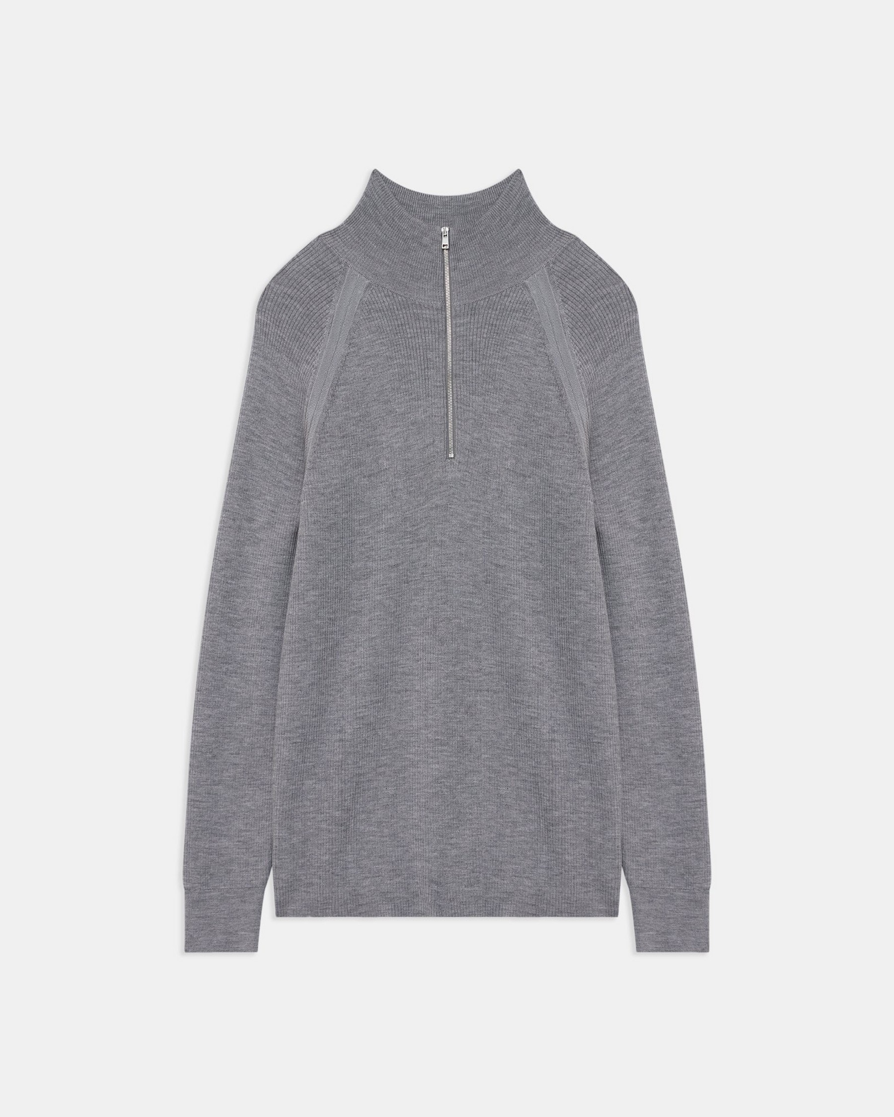Quarter-Zip Sweater in Merino Wool