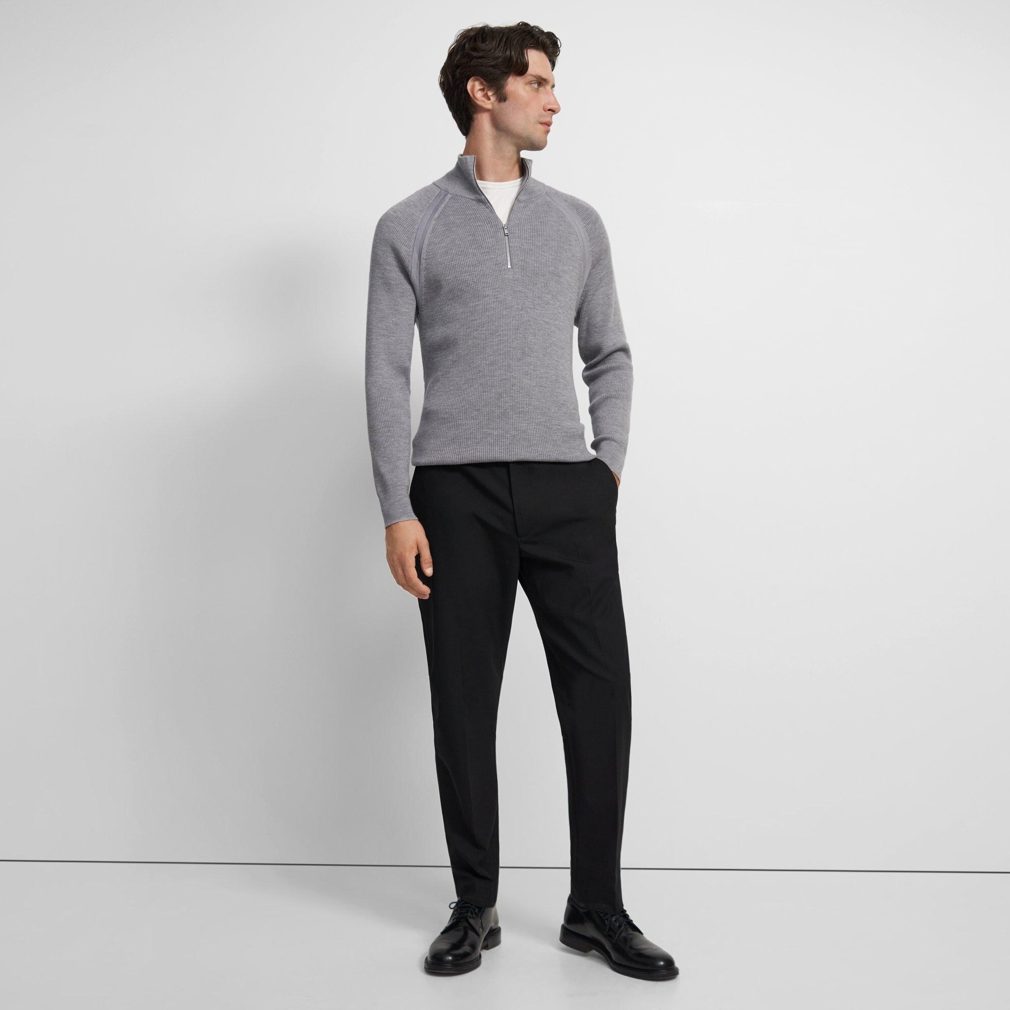 Quarter-Zip Sweater in Merino Wool