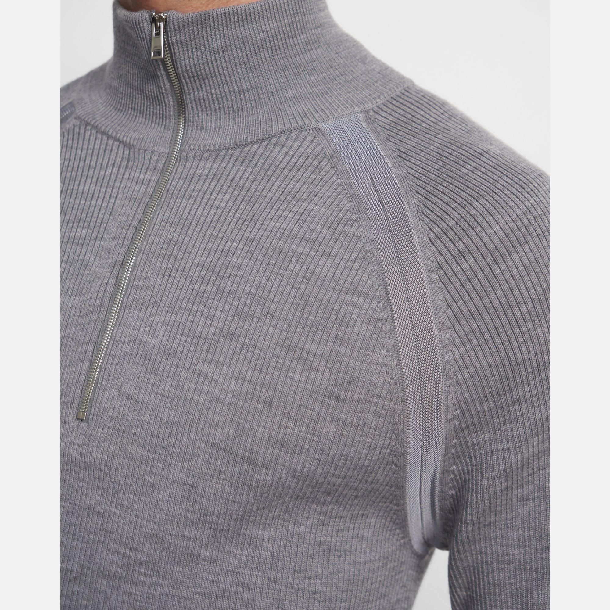 Quarter-Zip Sweater in Merino Wool