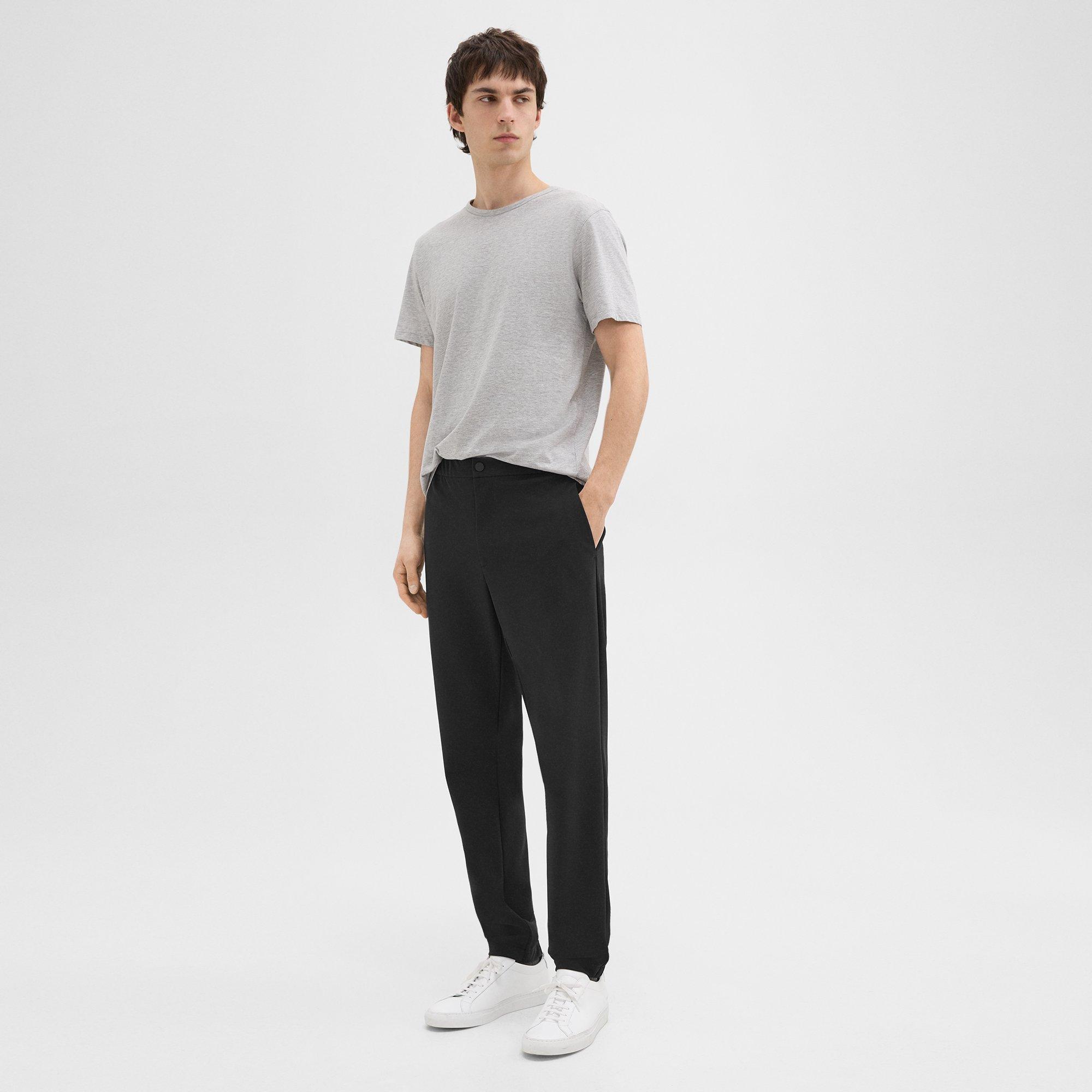 Black Precision Ponte Terrance Jogger | Theory