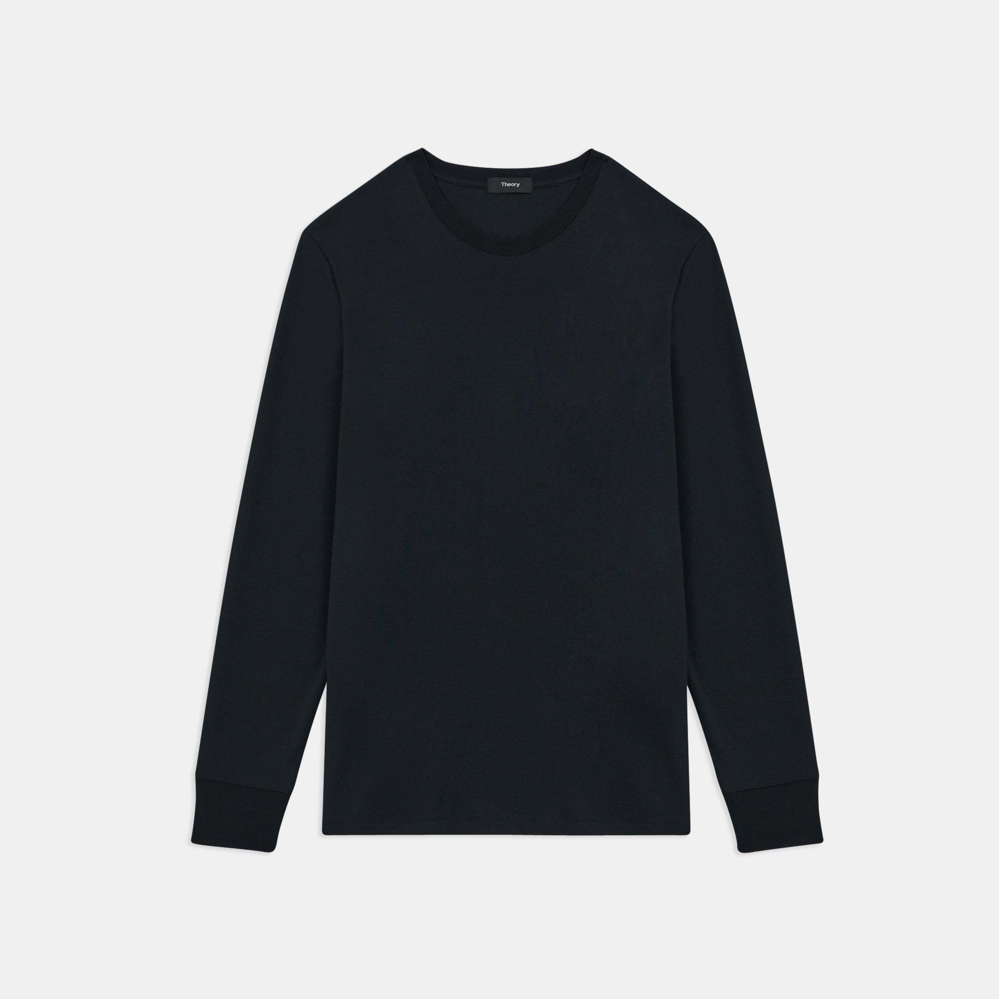 Relaxed Long-Sleeve Tee in Modal Jersey