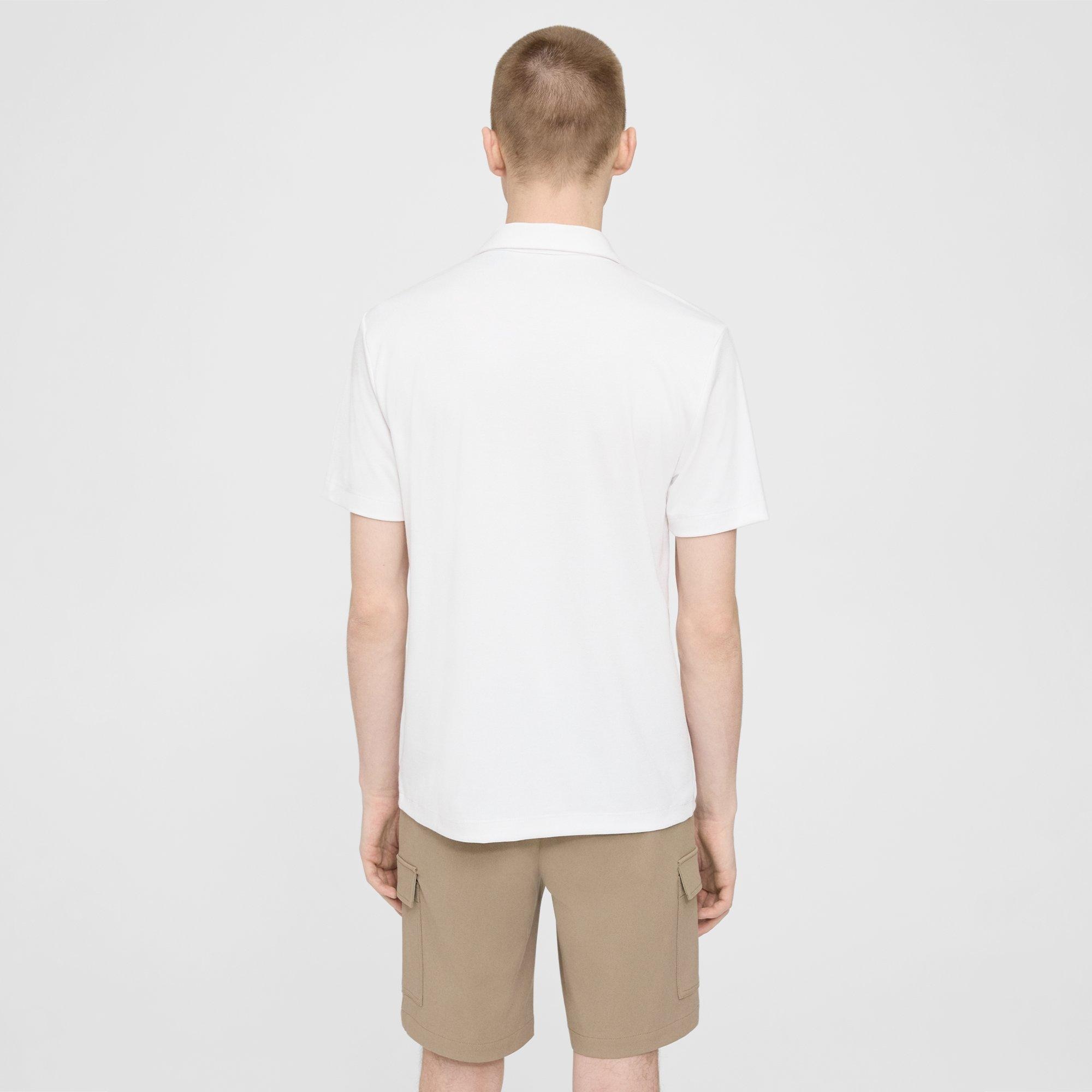 Bron Polo Shirt in Anemone Modal Jersey