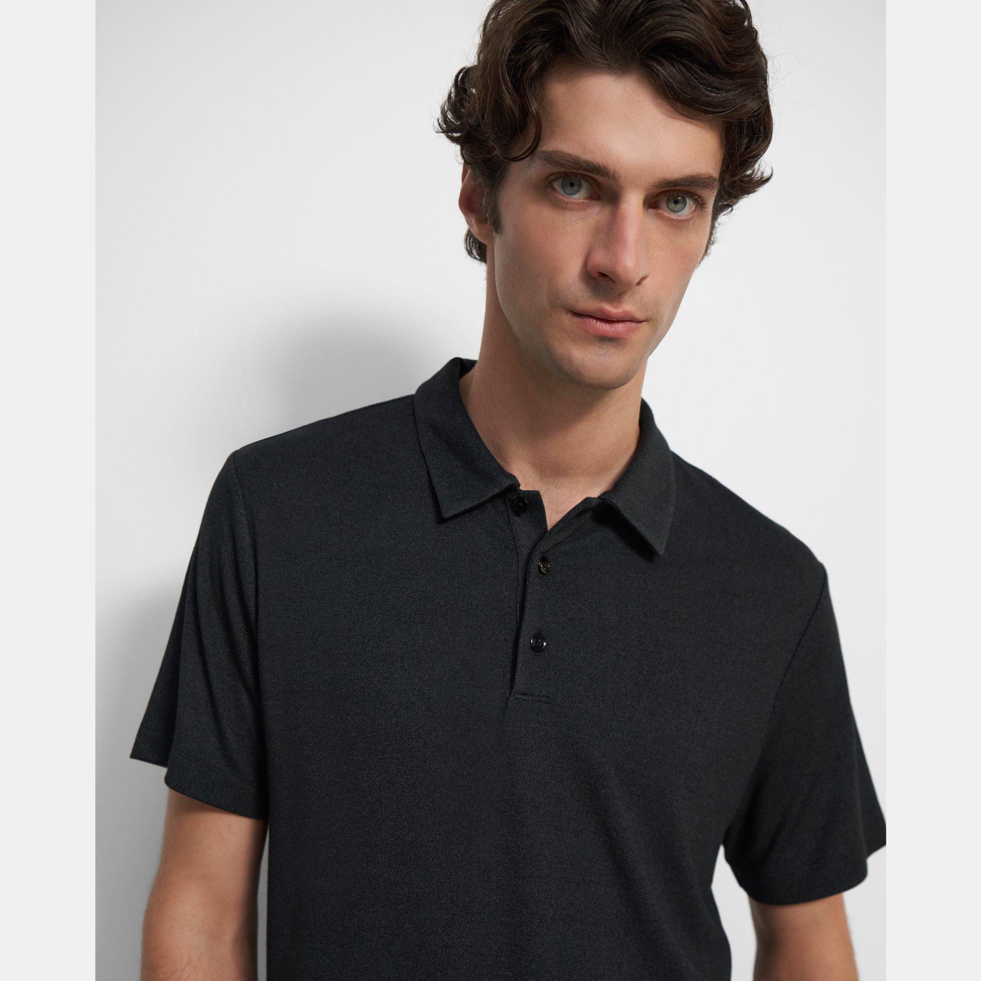 Theory Bron Polo Shirt in Anemone Modal Jersey