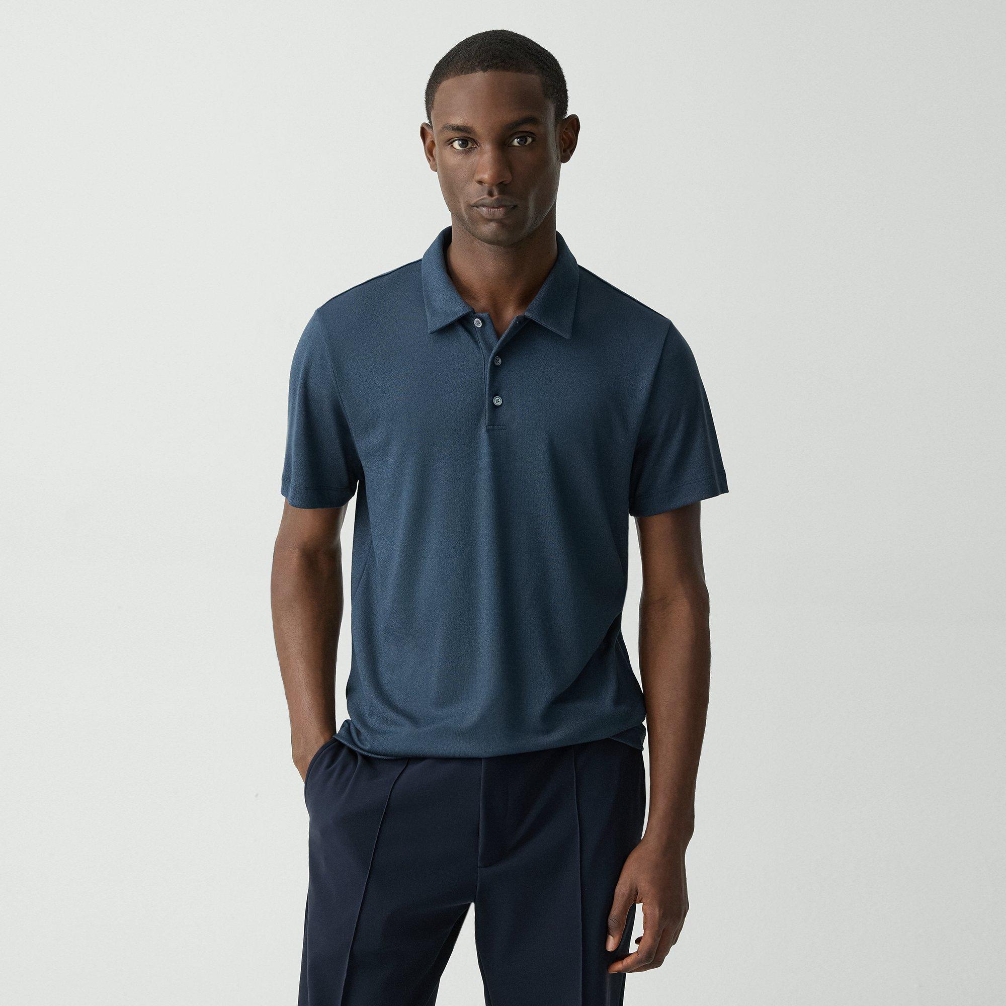 Bron Polo Shirt in Anemone Modal Jersey