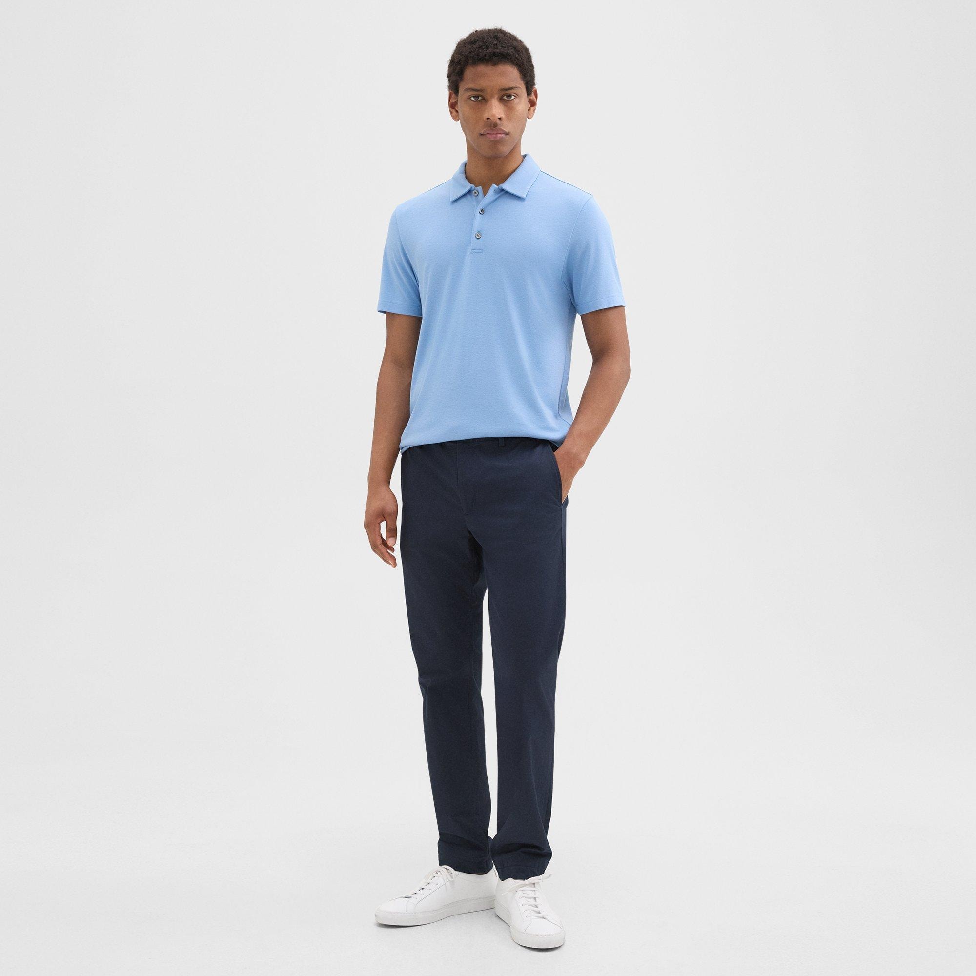 Bron Polo Shirt in Anemone Modal Jersey