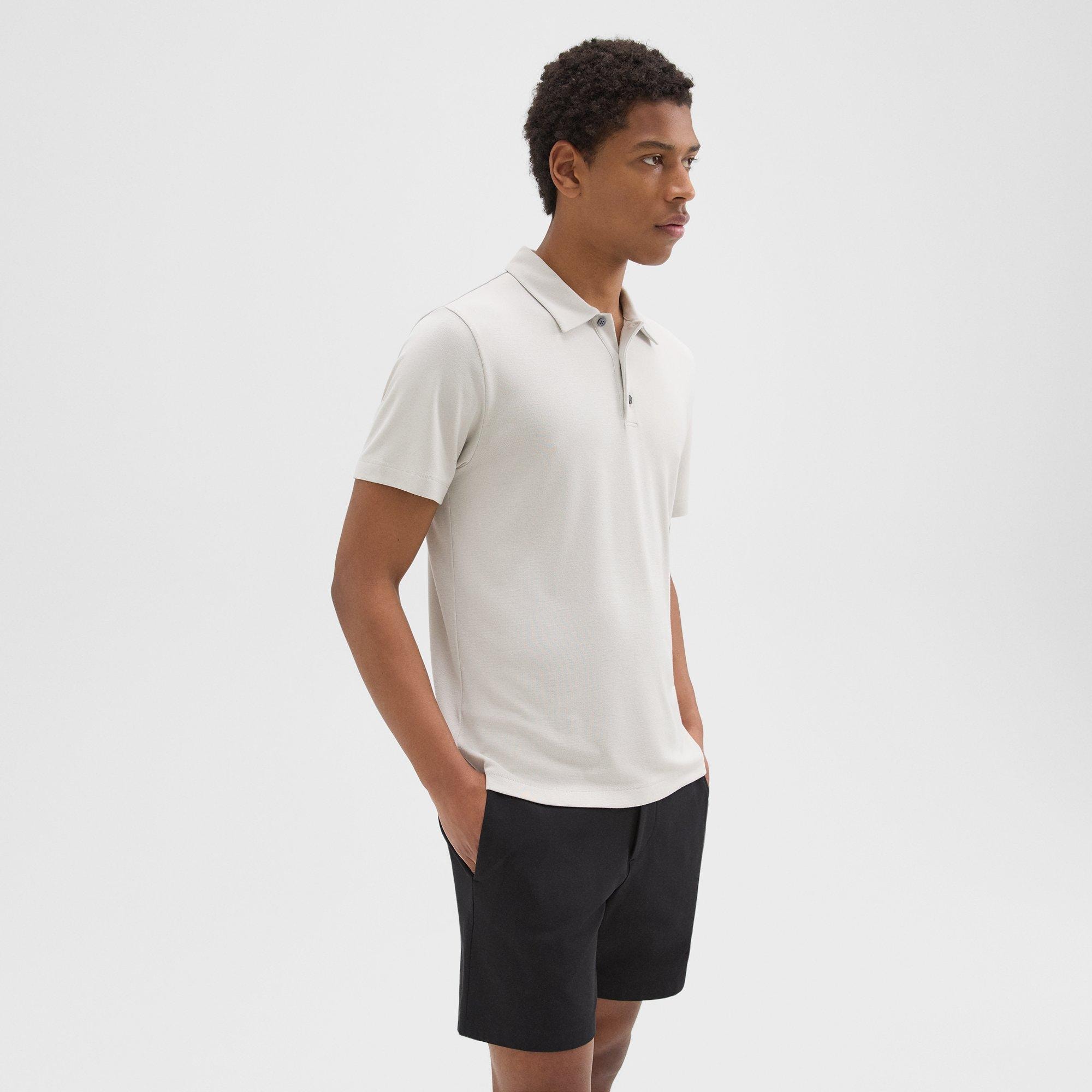 Bron Polo Shirt in Anemone Modal Jersey