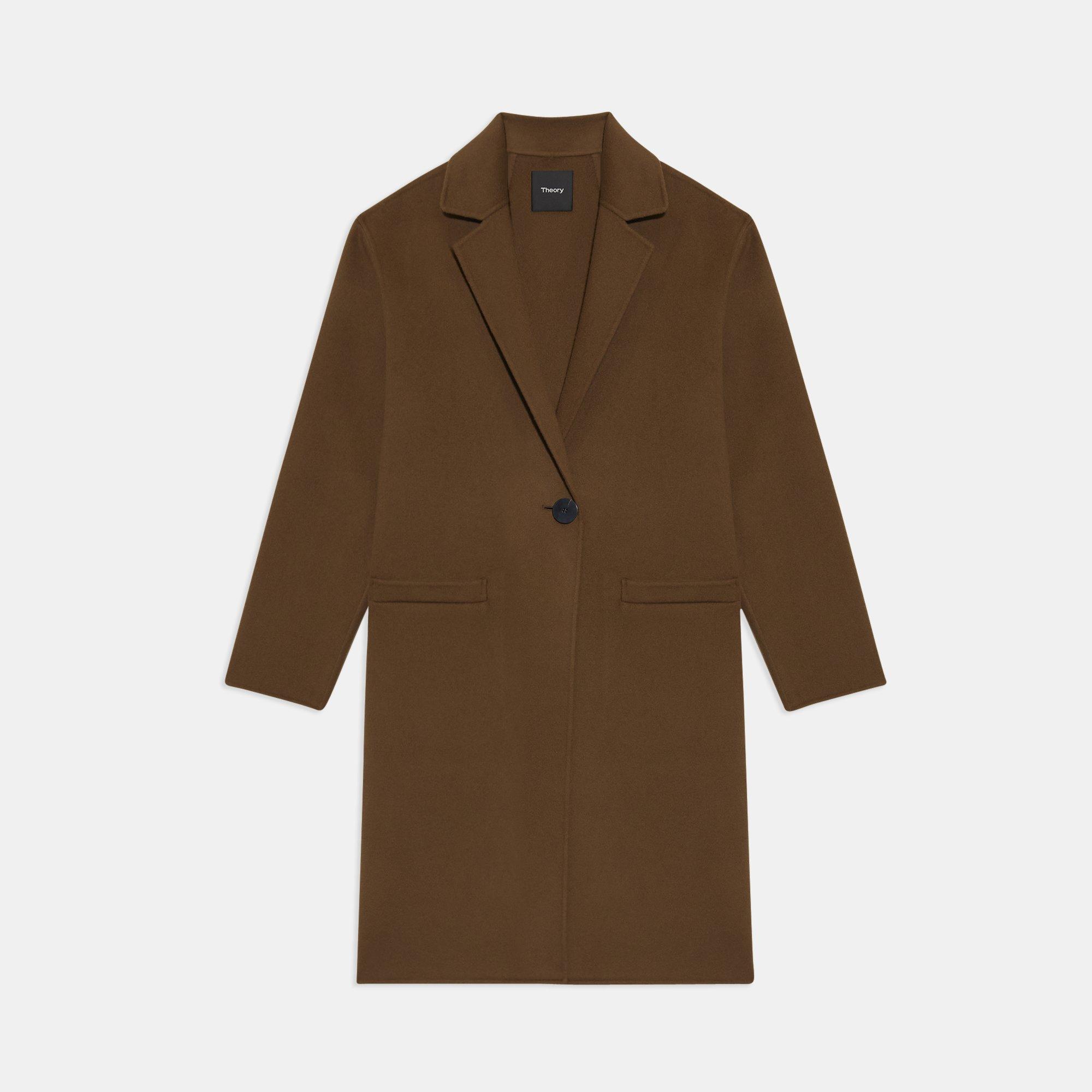 Overcoat in Double-Face Wool-Cashmere
