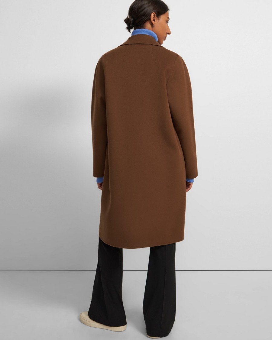 Theory Official Site | Overcoat in Double-Face Wool-Cashmere Theory Official Site | Overcoat in Double-Face Wool-Cashmere