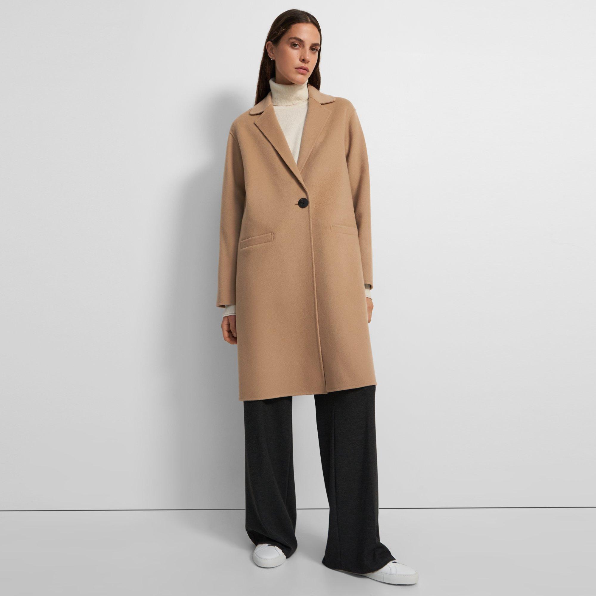 Overcoat in Double-Face Wool-Cashmere