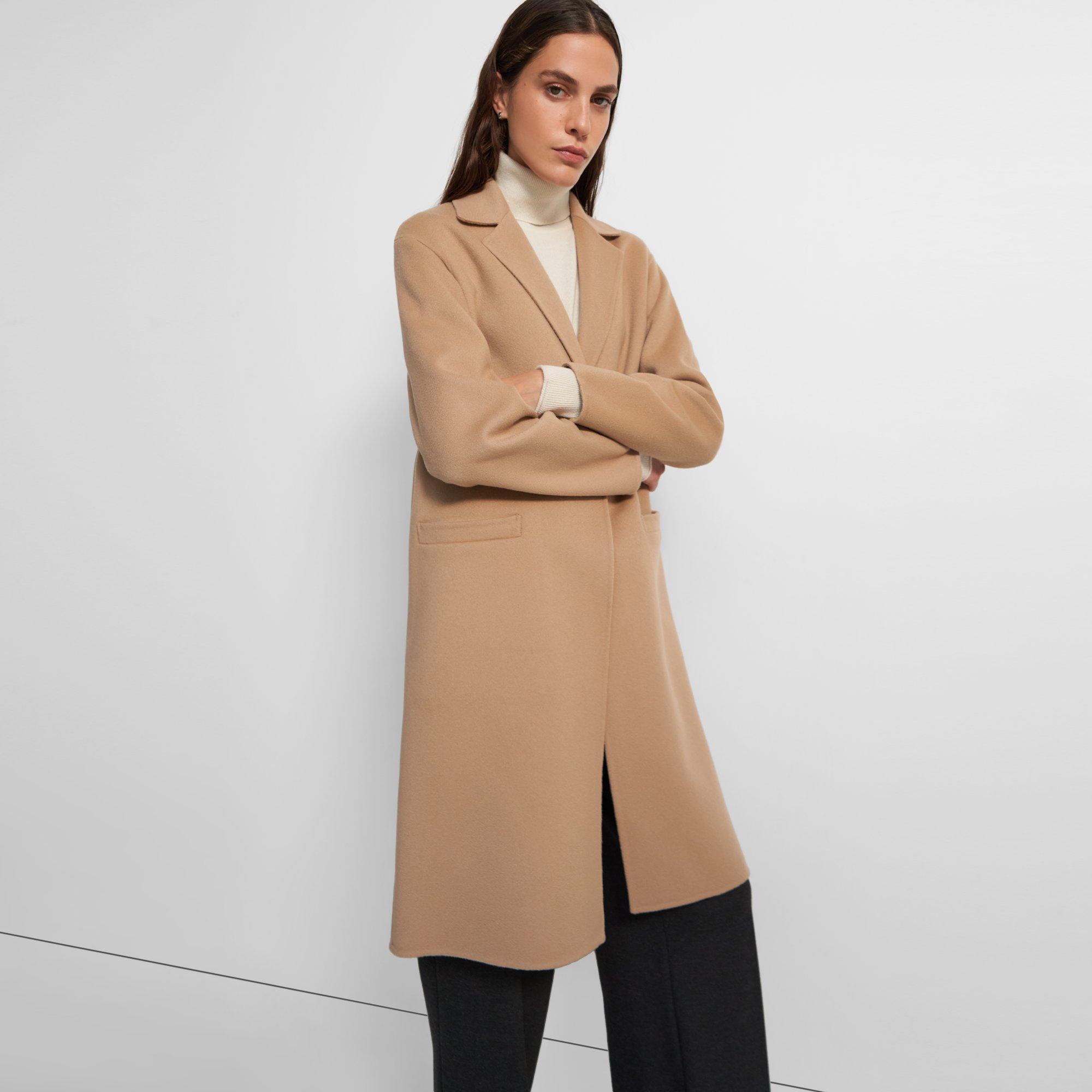 Overcoat in Double-Face Wool-Cashmere