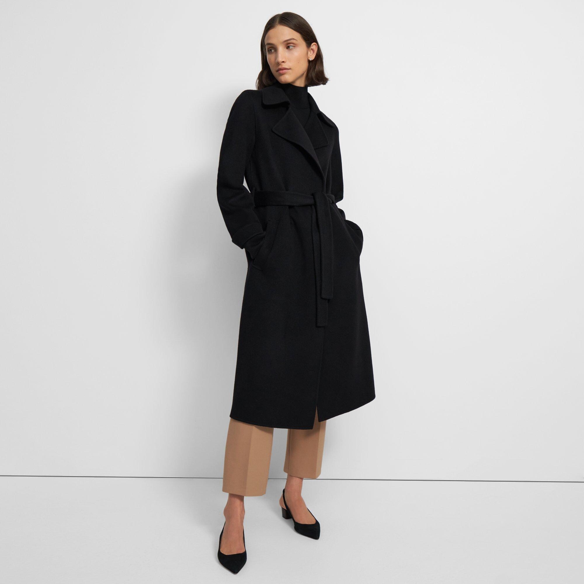 Cashmere Long Oaklane Trench Coat | Theory