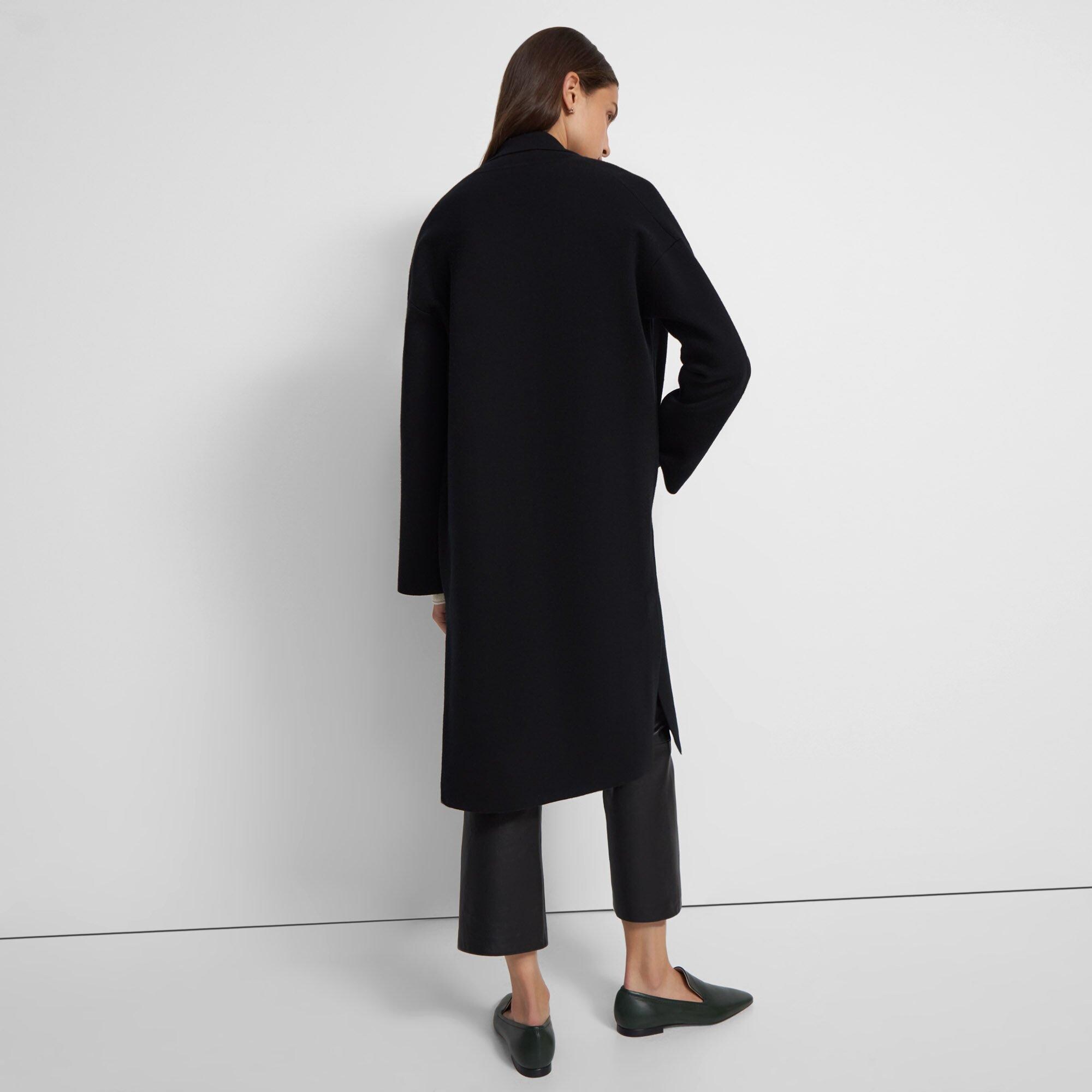 Empire Wool Drop-Shoulder Coat | Theory