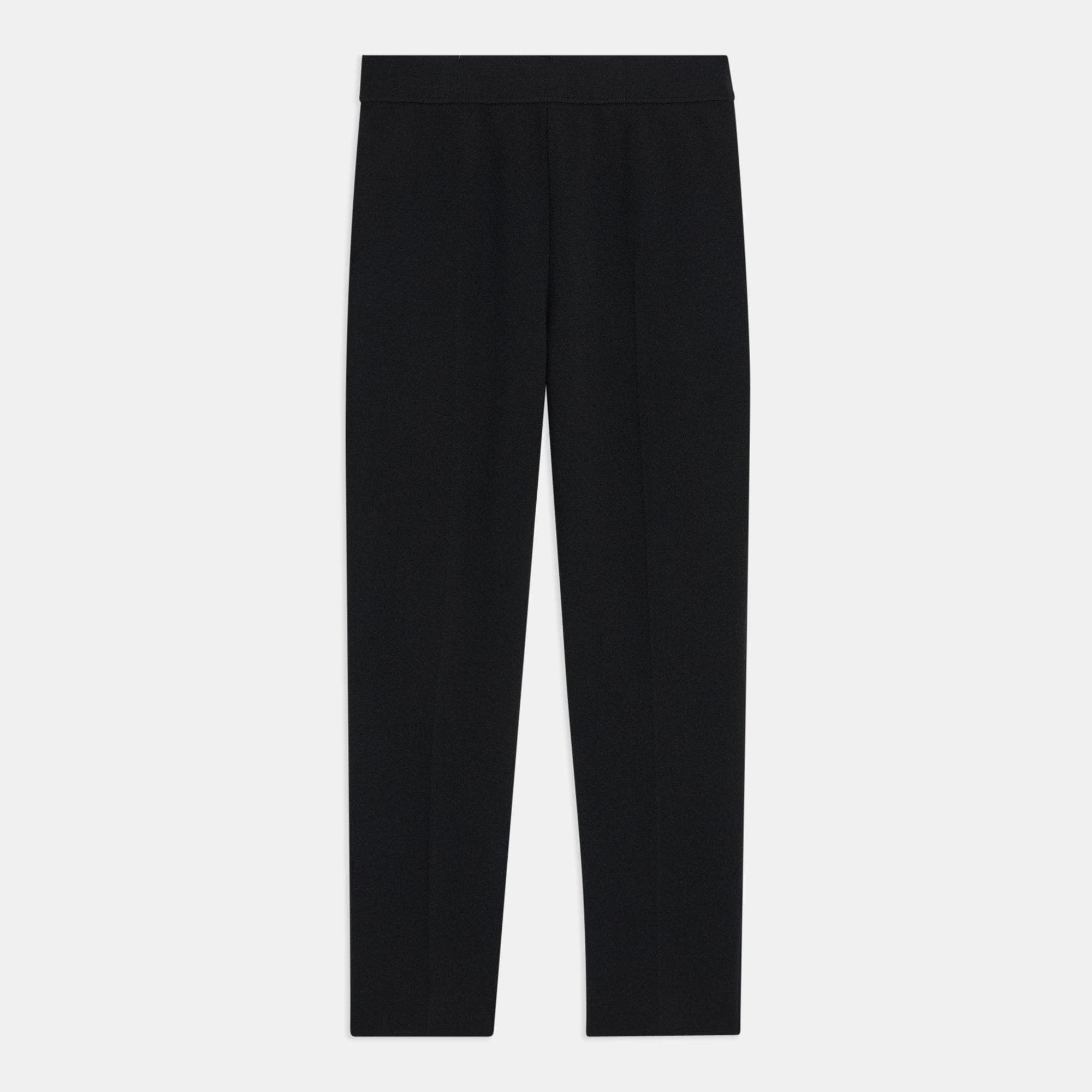 Pantalon à taille élastique Treeca en Empire Wool