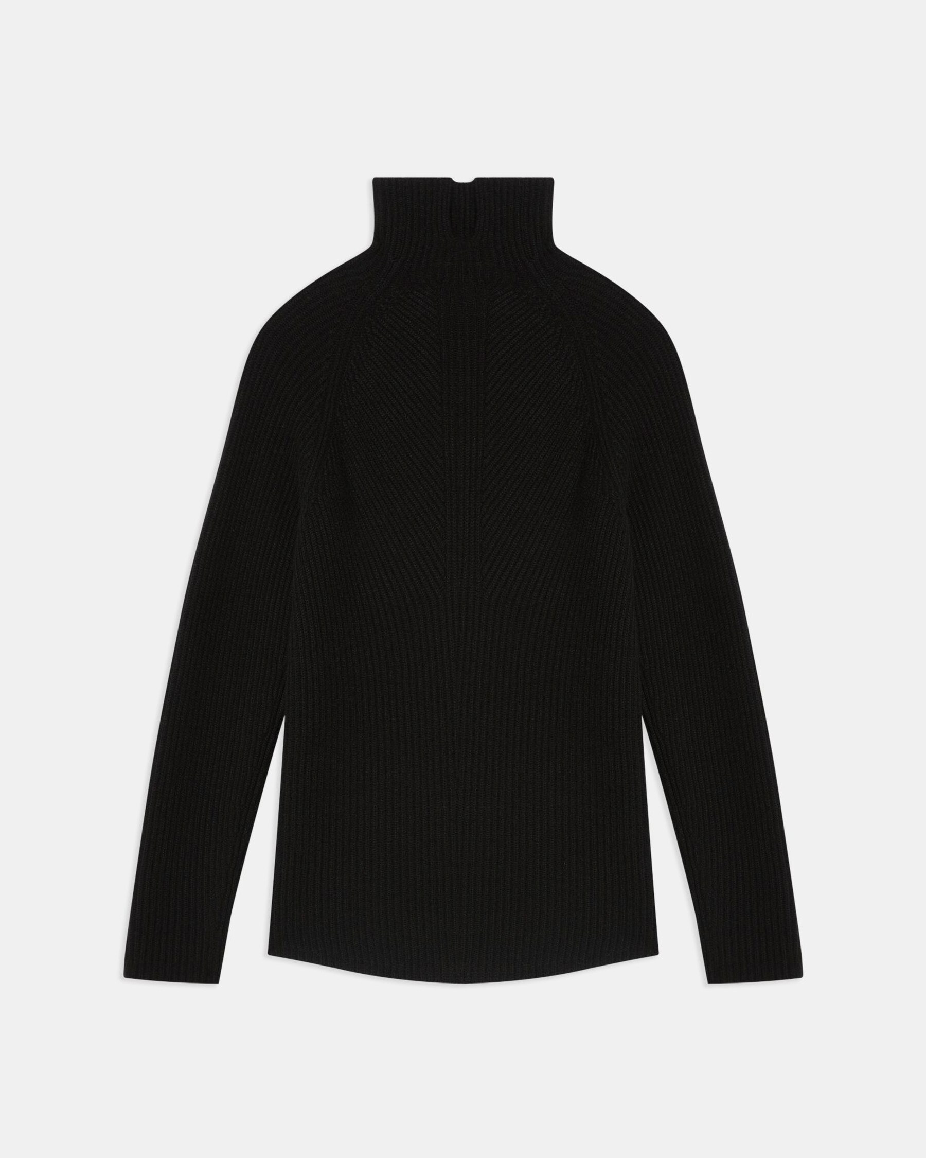 Cashmere Moving Rib Turtleneck Sweater | Theory