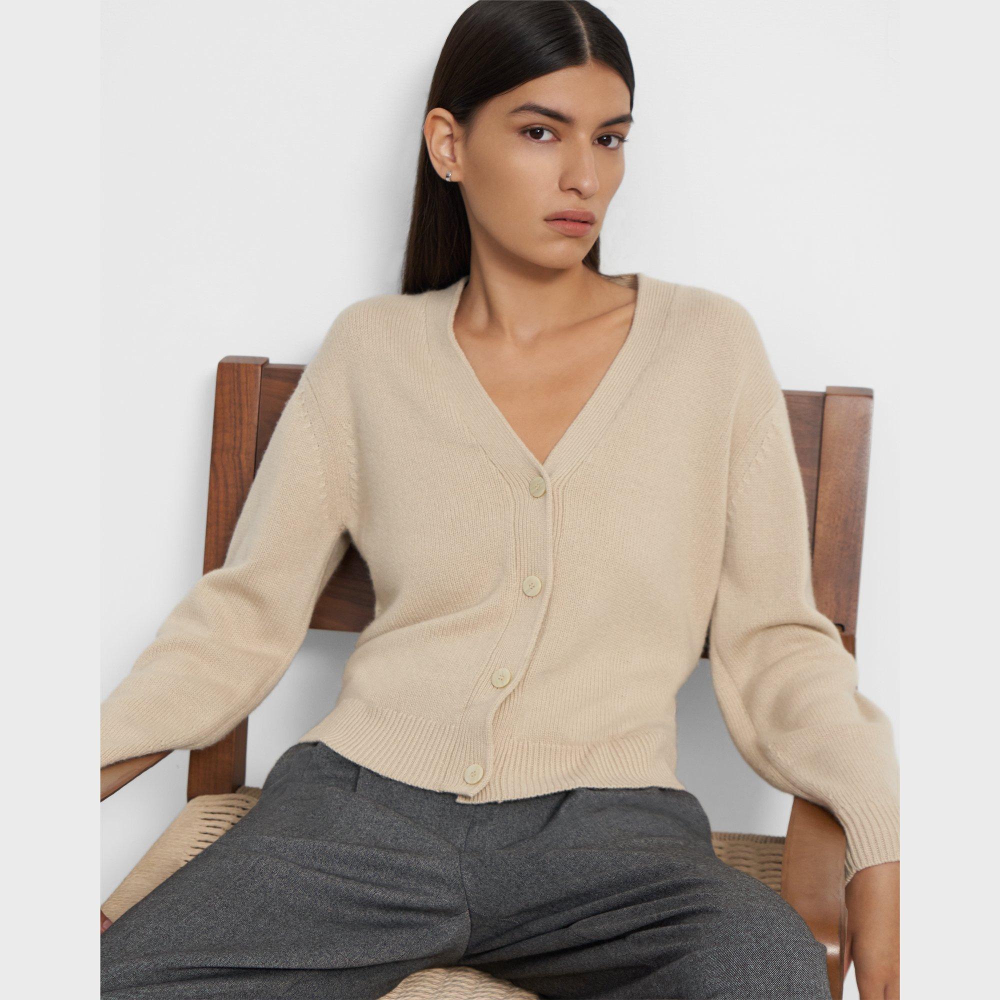 Cashmere Shaped Cardigan | Theory